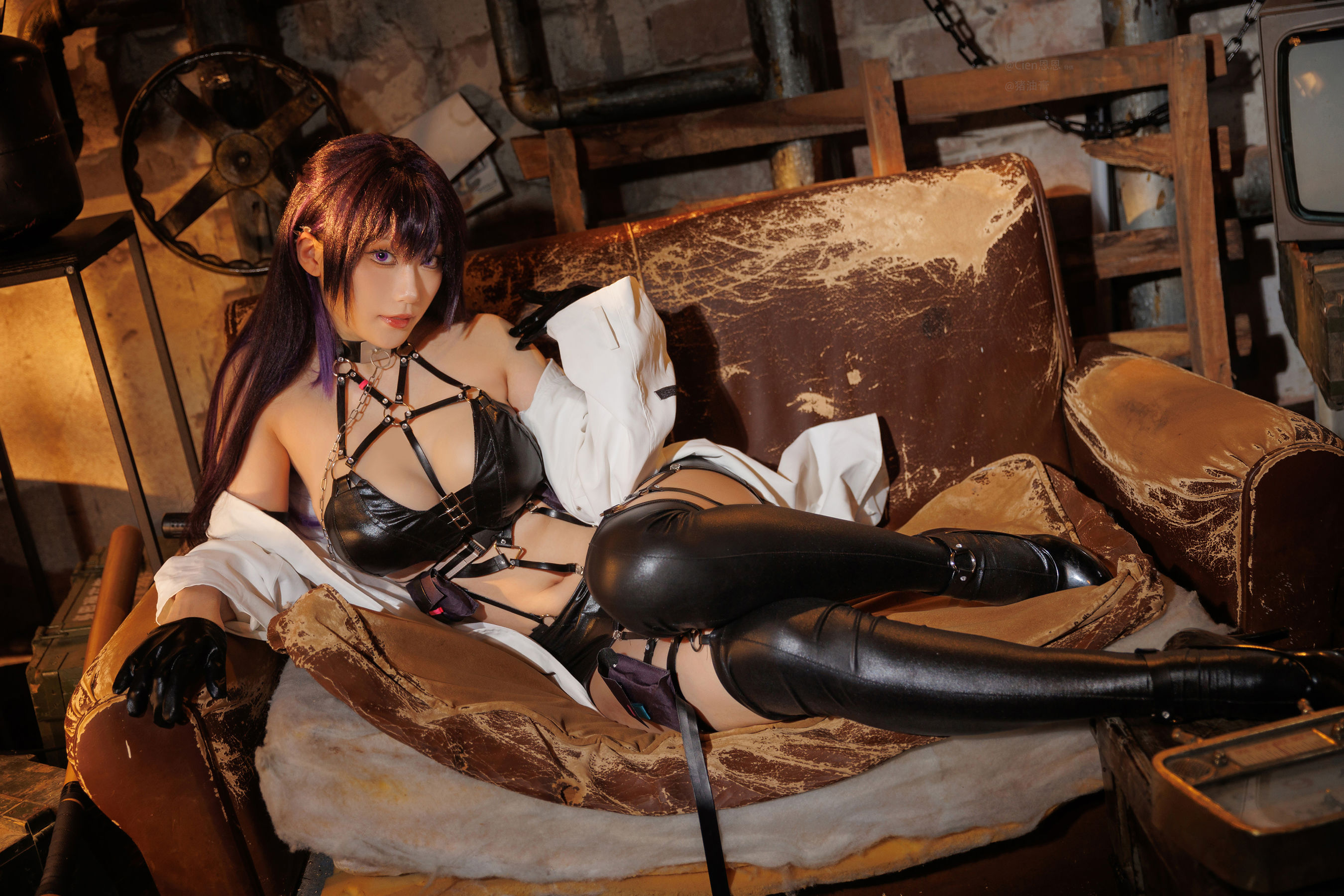微博COS妹子Cien恩恩 – NIKKE胜利女神-米哈拉 Cosplay-第19张