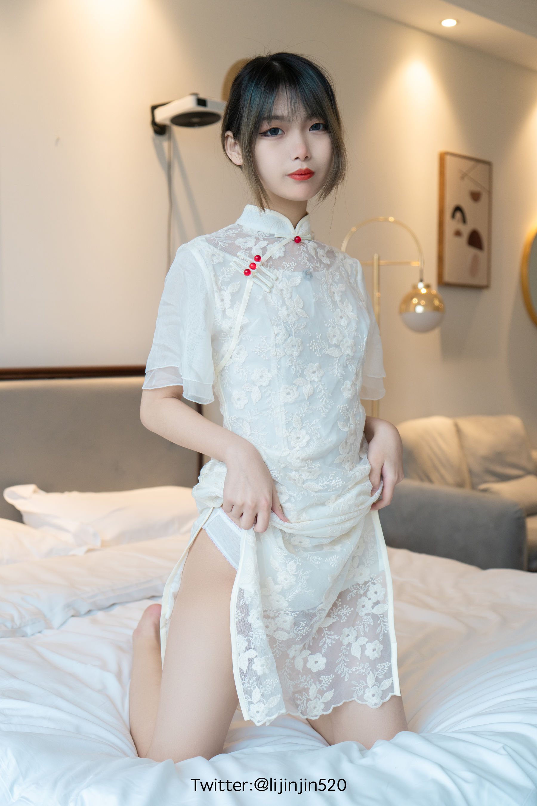 梨瑾瑾 – 改良旗袍 Cosplay-第2张