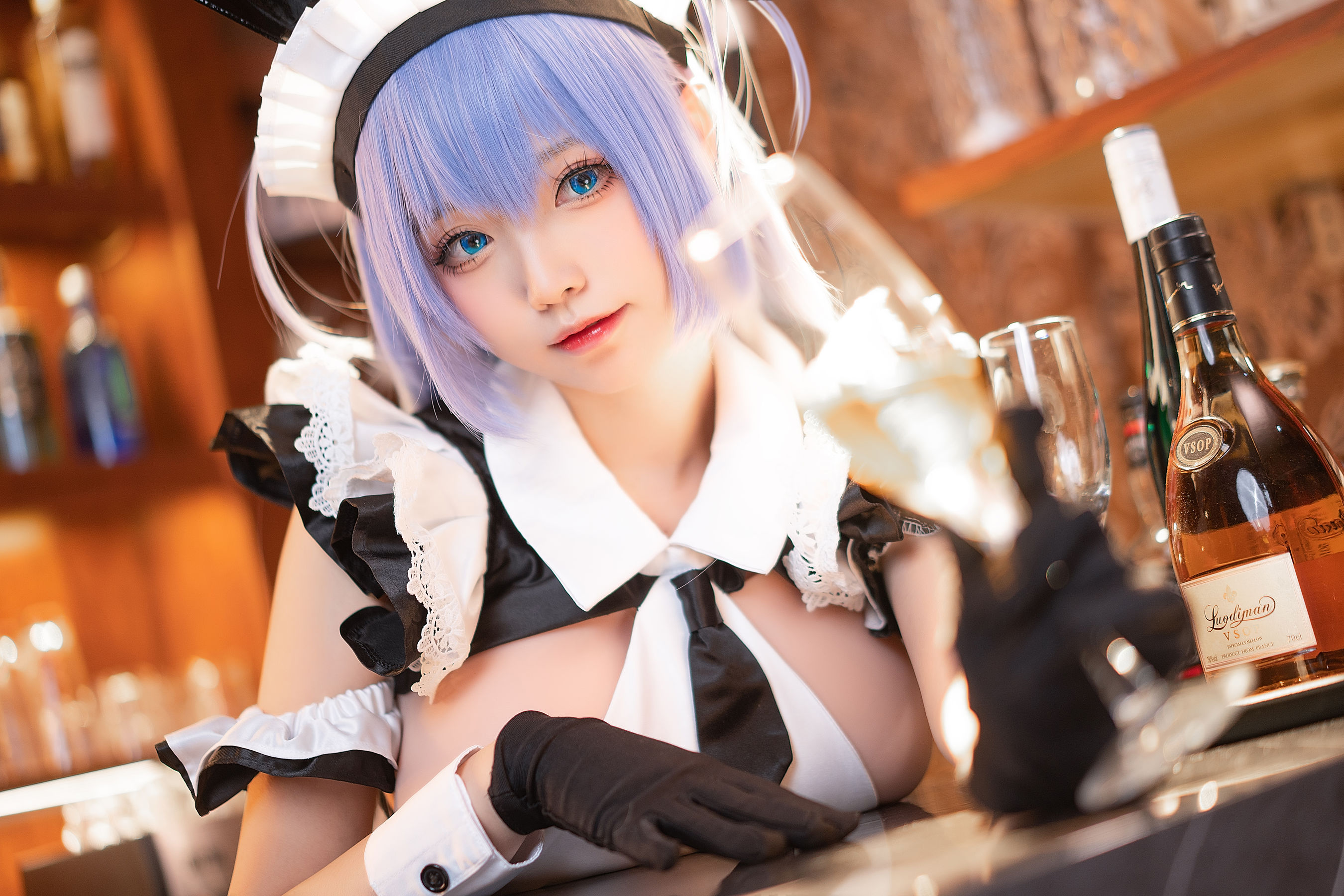 动漫博主大大卷卷小卷 – 碧蓝航线 花园酒保 Cosplay-第1张