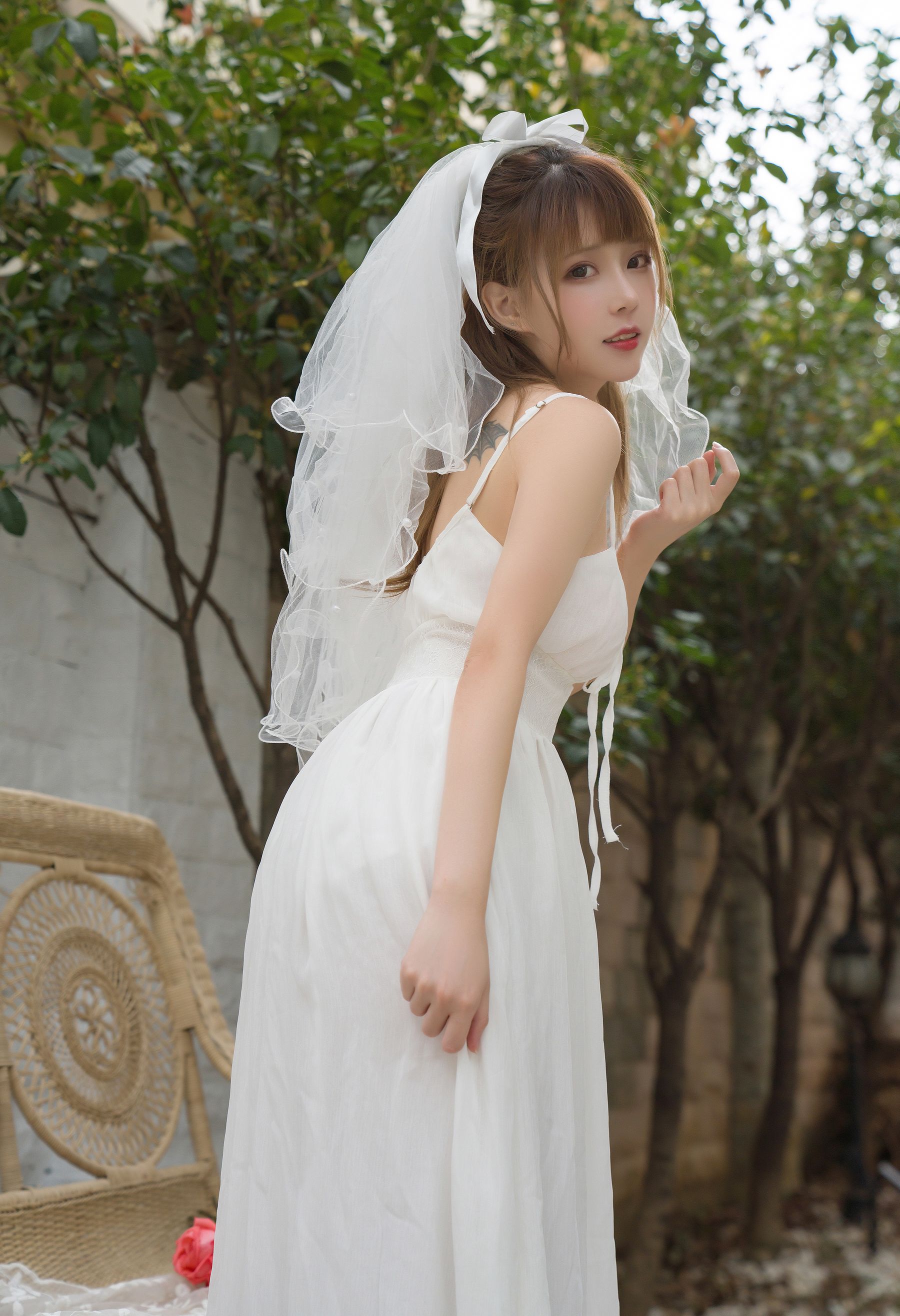 凛子酱 – 婚纱 Cosplay-第5张