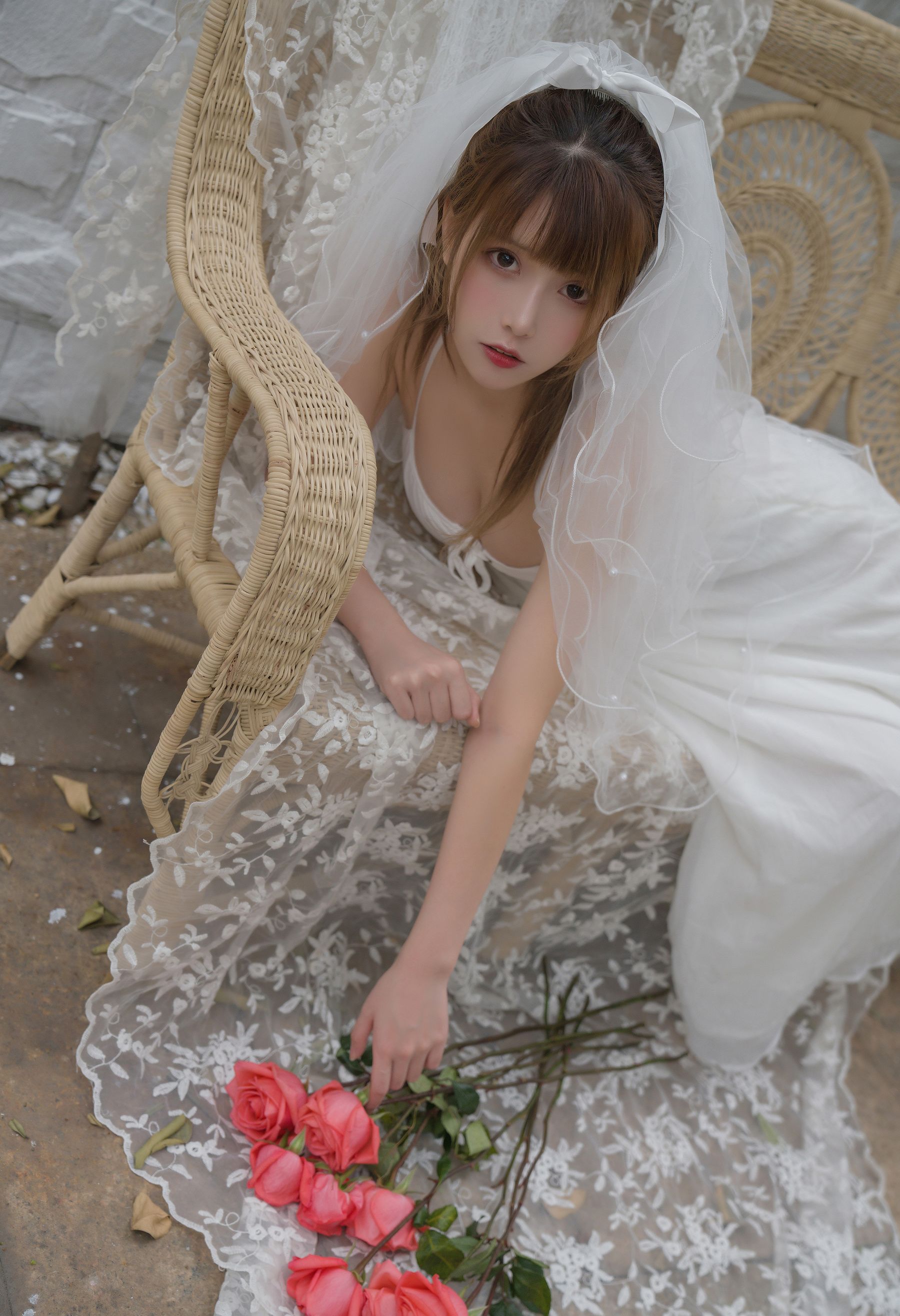 凛子酱 – 婚纱 Cosplay-第6张