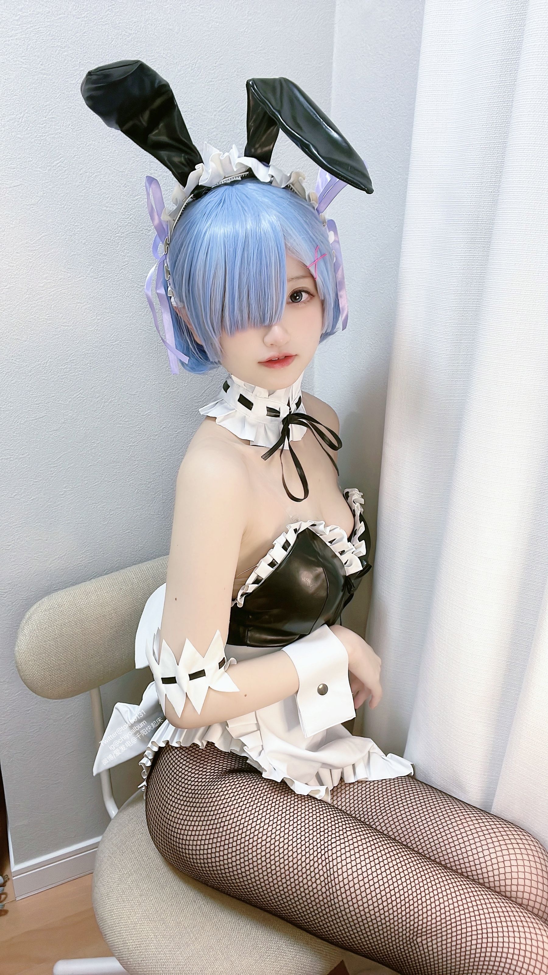 千阳(ちよ) – バニーレムりん 高清在线免费欣赏 Cosplay-第5张