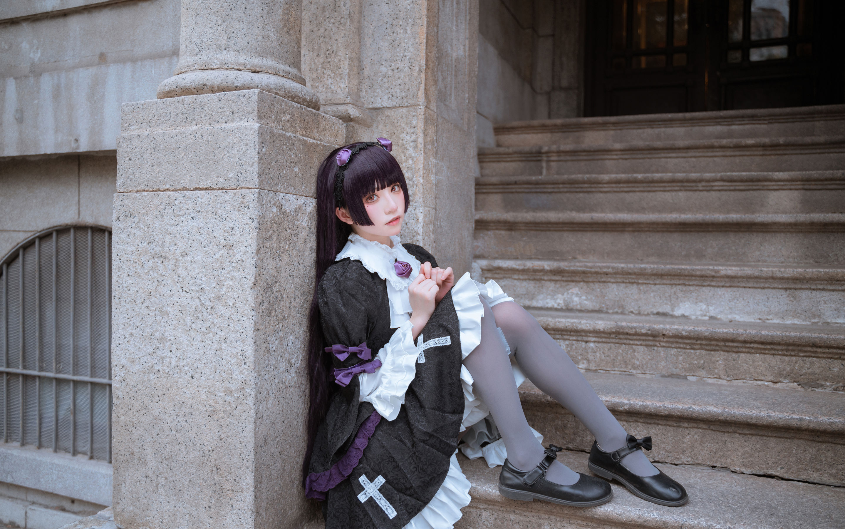 动漫博主Kitaro_绮太郎 – 黑猫 Cosplay-第1张