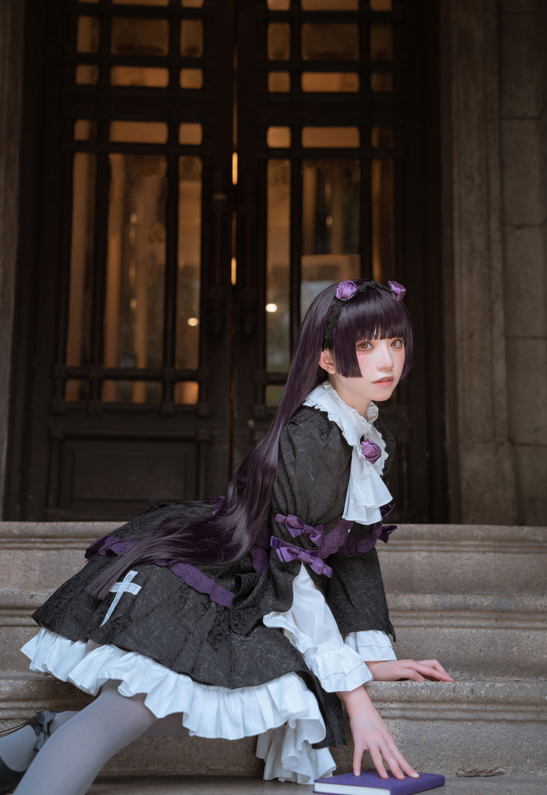 动漫博主Kitaro_绮太郎 – 黑猫 Cosplay-第18张