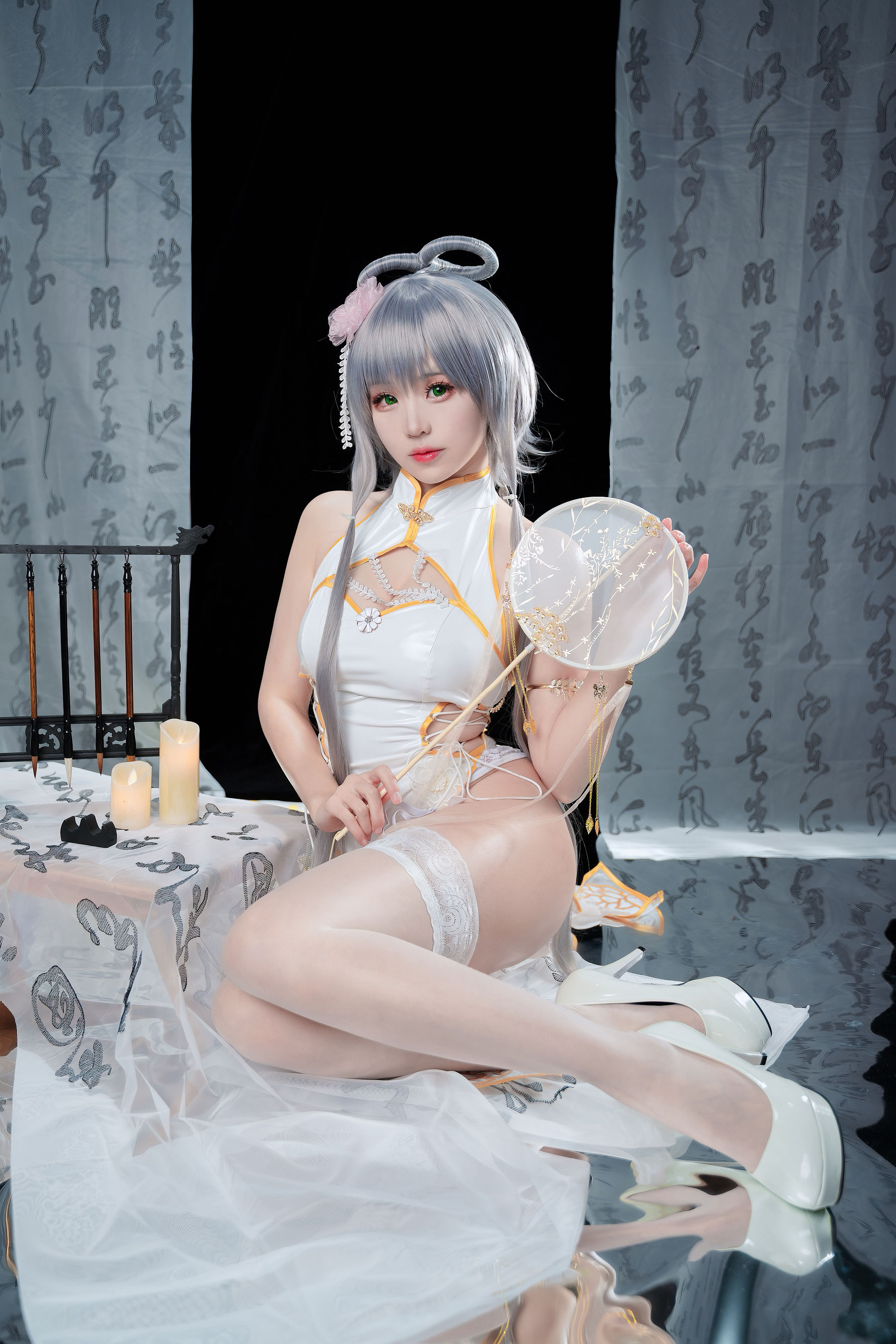 miko酱ww – 洛天依旗袍 Cosplay-第29张