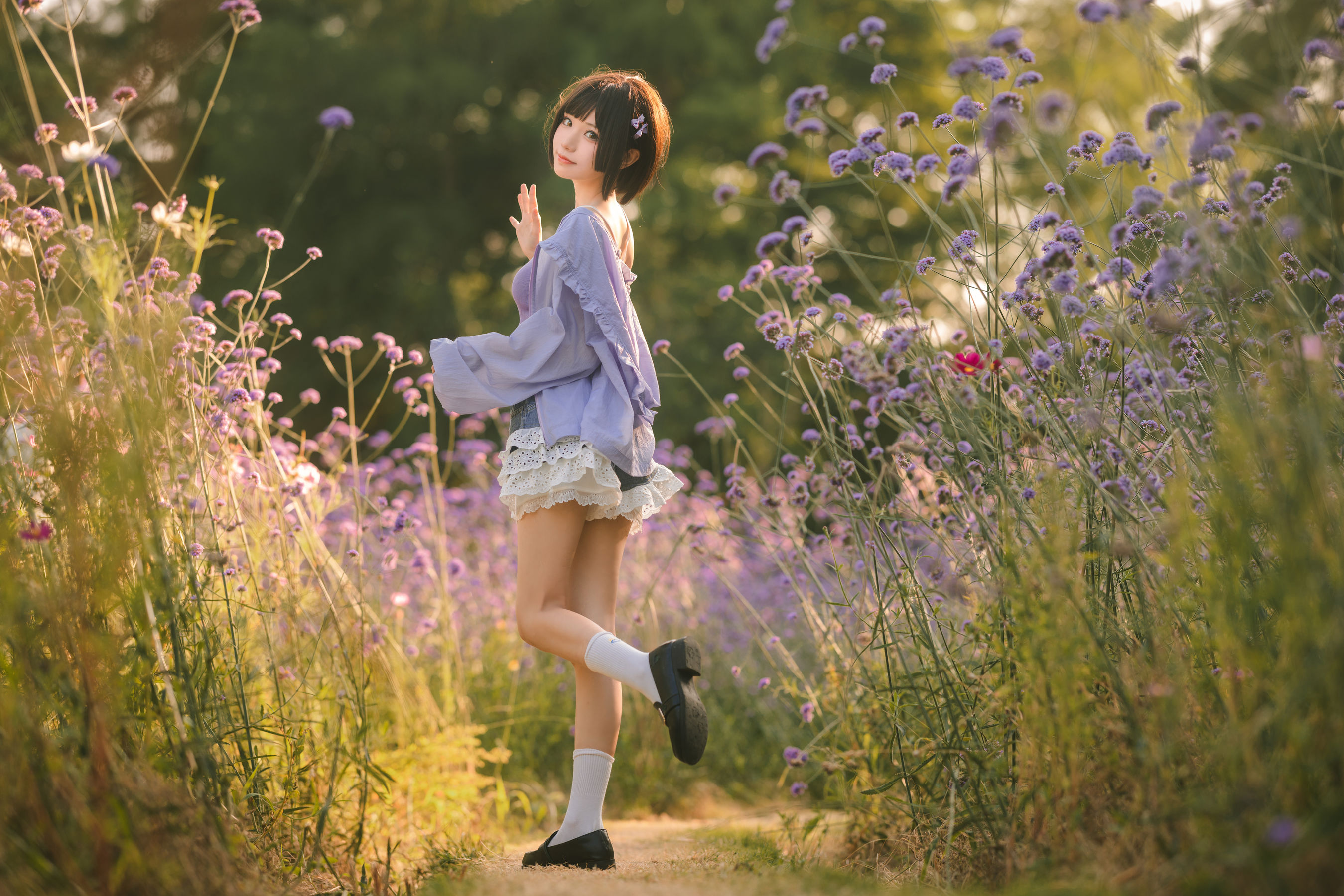 花柒Hana – 马鞭草 Cosplay-第2张