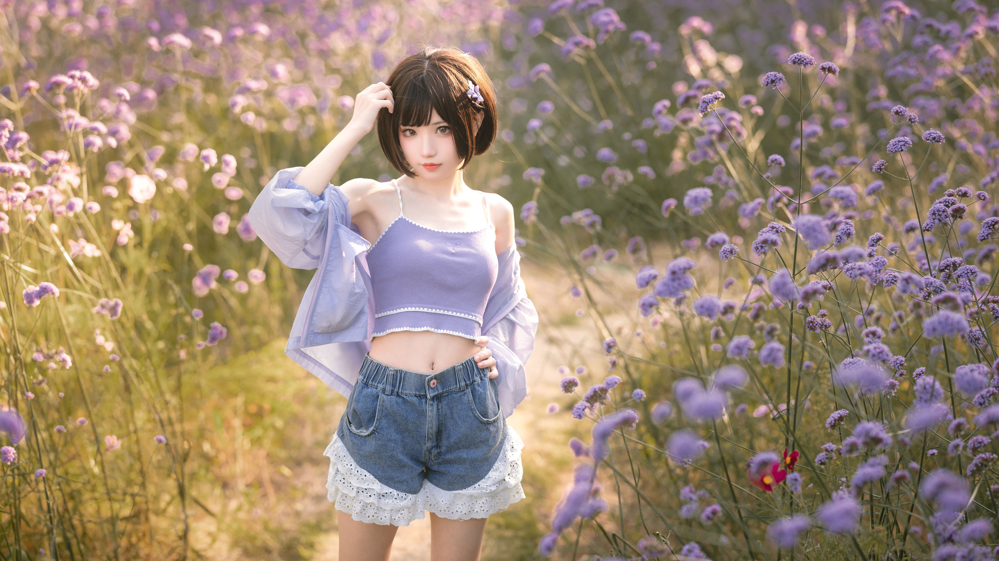 花柒Hana – 马鞭草 Cosplay-第6张