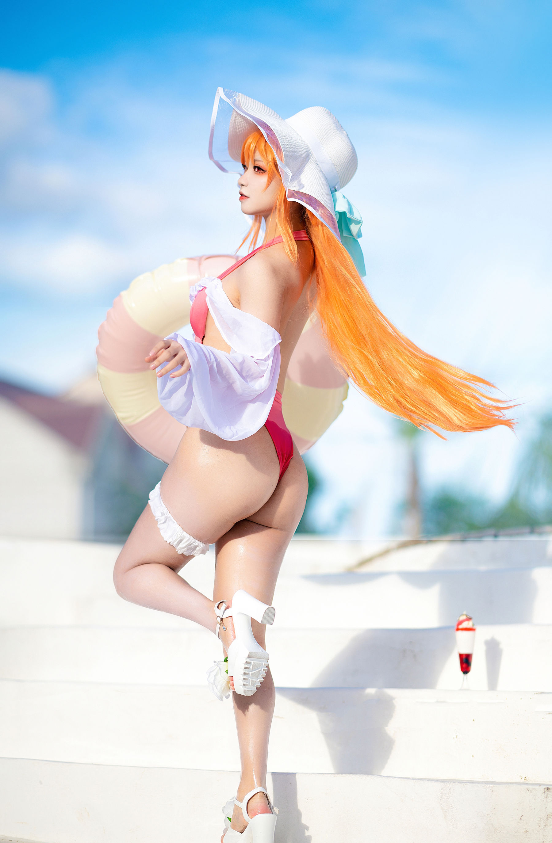 伊喵君 – 碧蓝航线 黎塞留泳装 Cosplay-第1张