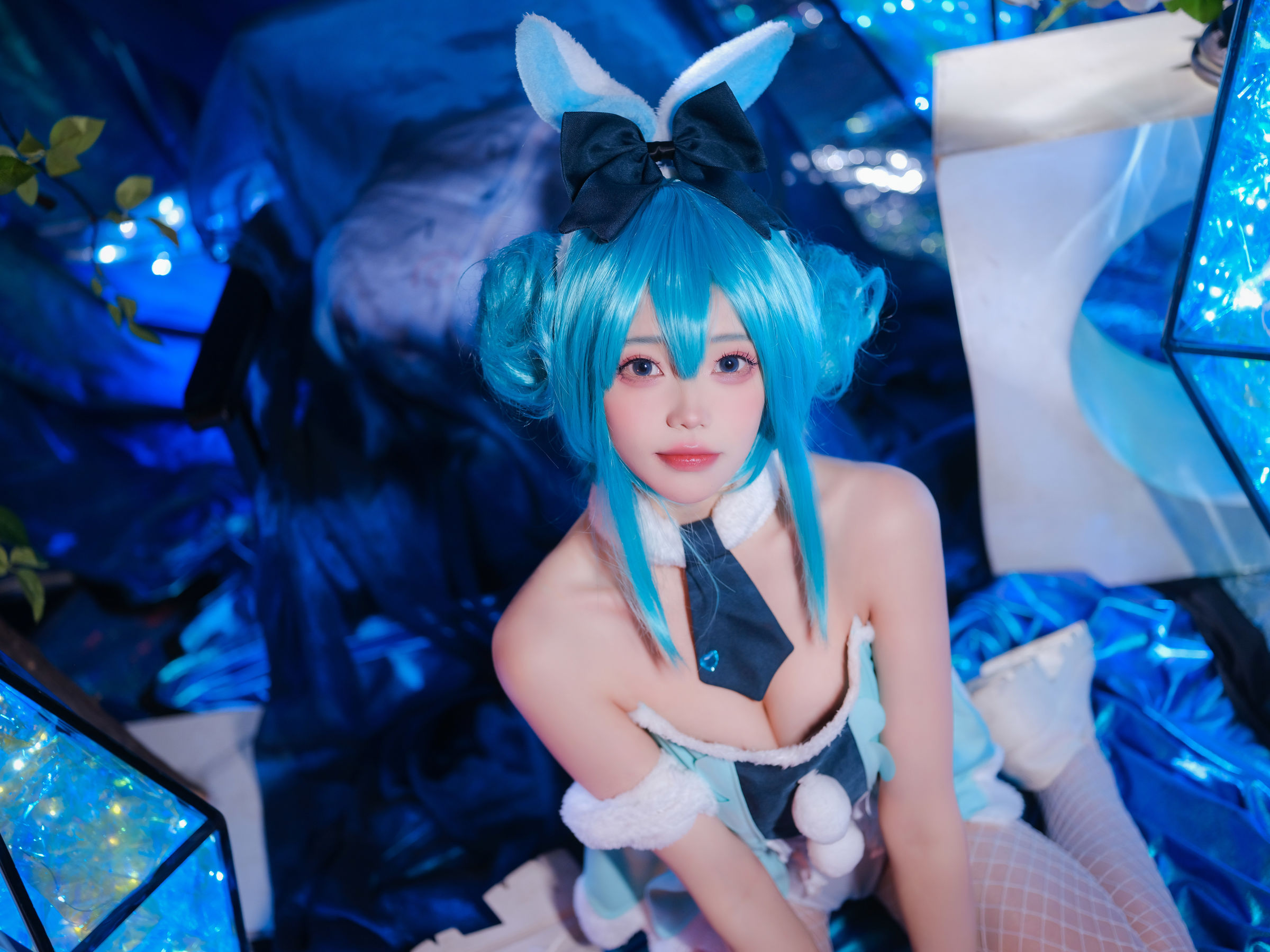 咬一口兔娘 – MIKU初音未来兔女郎 Cosplay-第3张
