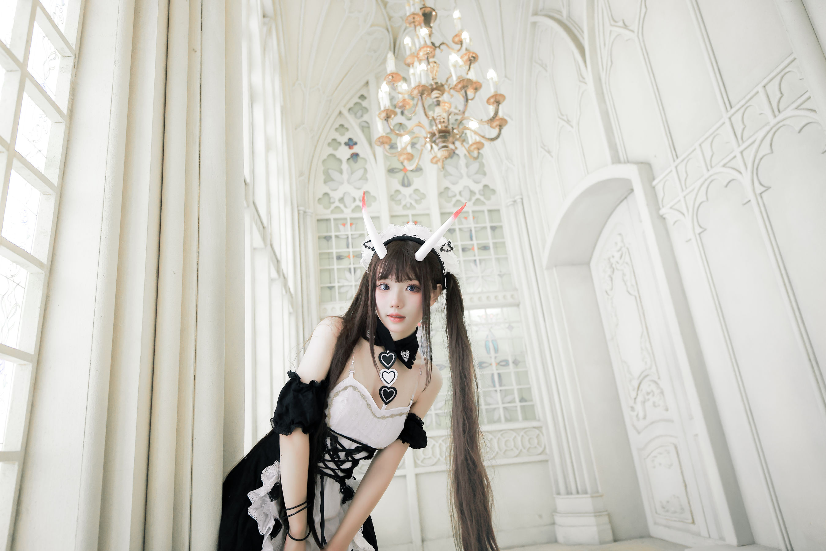 花柒Hana – 能代女仆 Cosplay-第2张