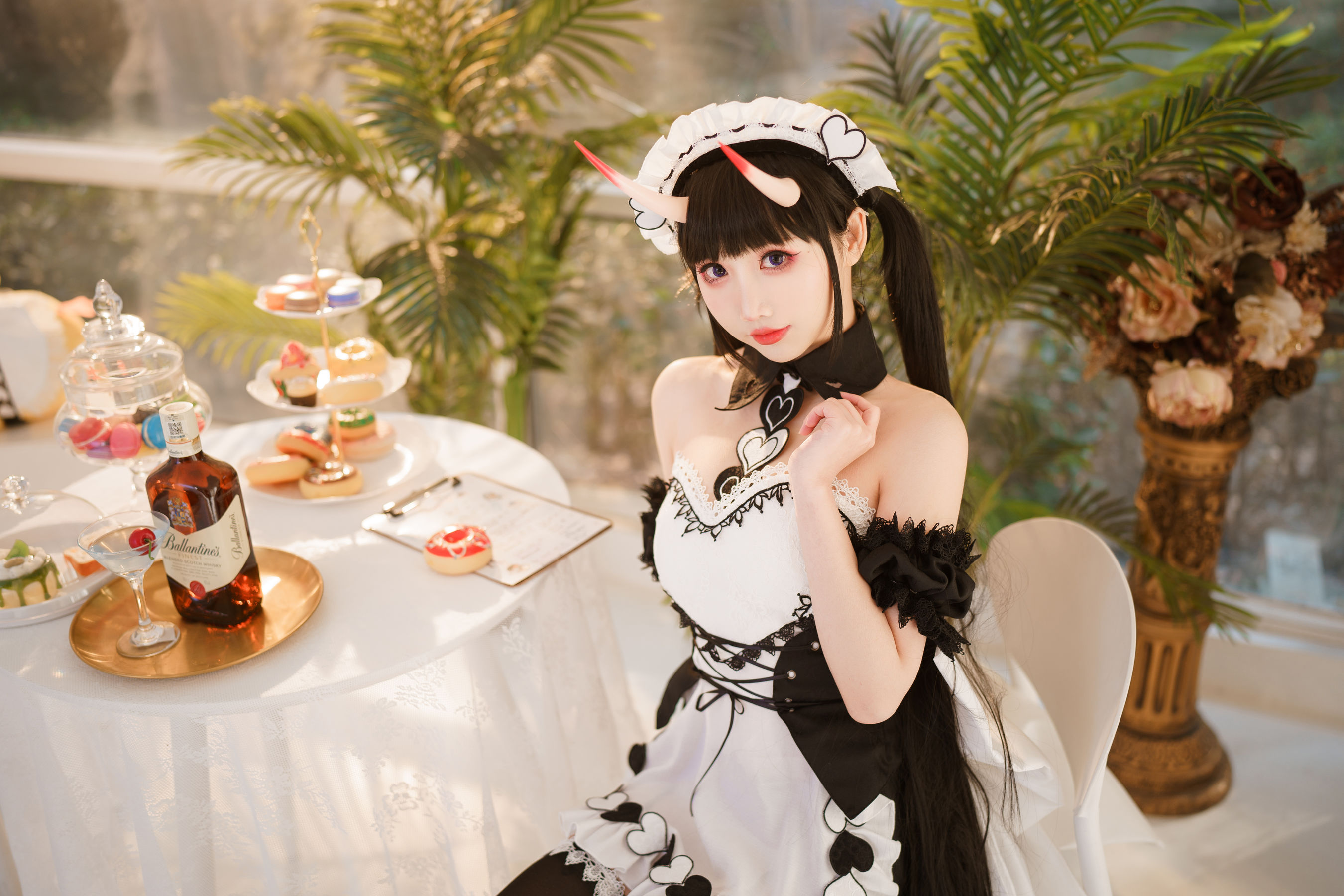 可爱人气Coser面饼仙儿 能代女仆 Cosplay-第4张