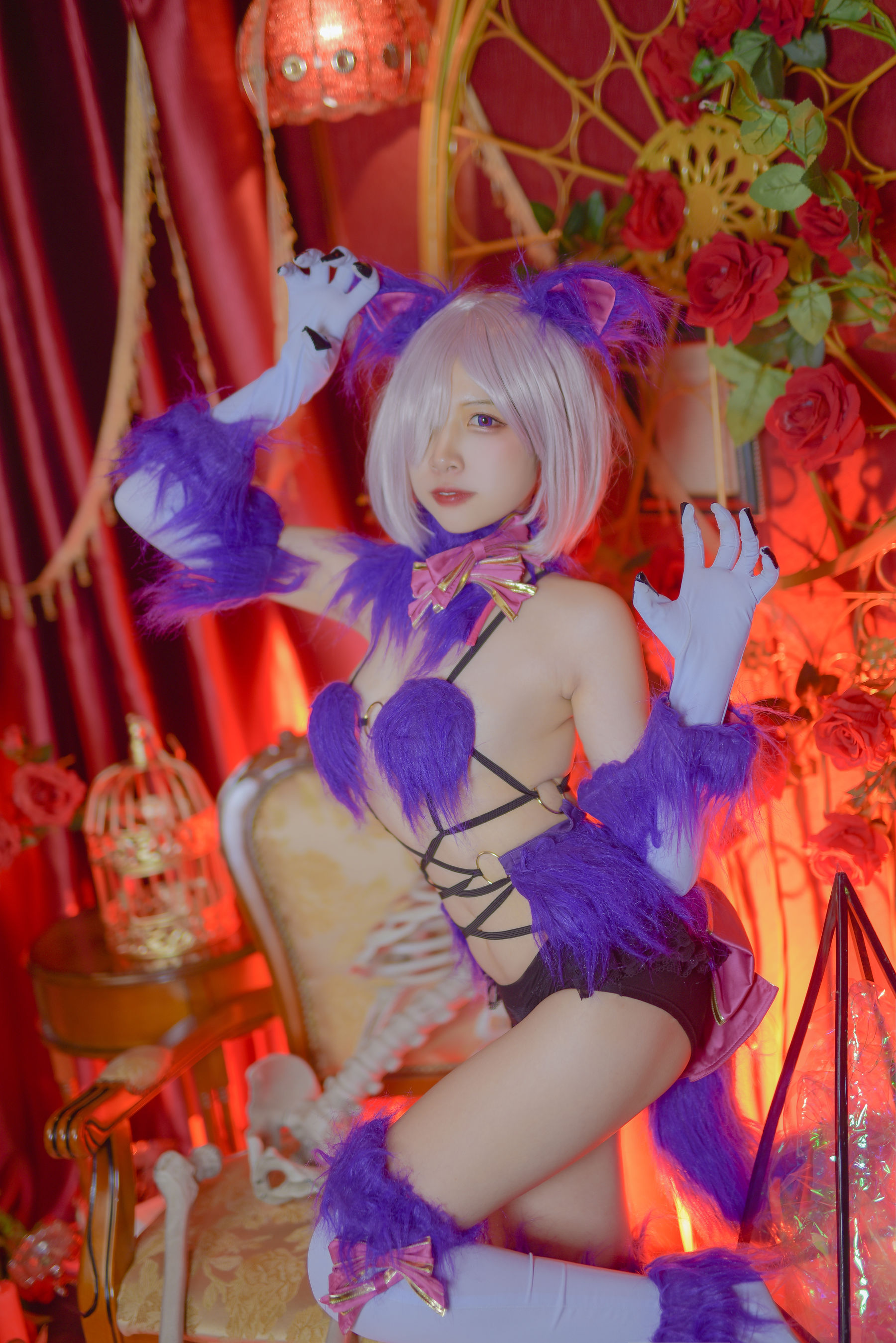 人气Coser二佐Nisa Fate玛修万圣 Cosplay-第5张
