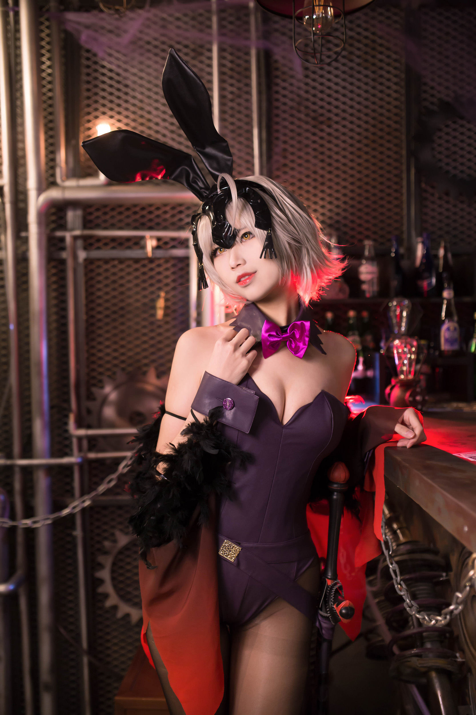 [Cosplay写真] Coser萱-KaYa – 黑贞 兔女郎 Cosplay-第5张