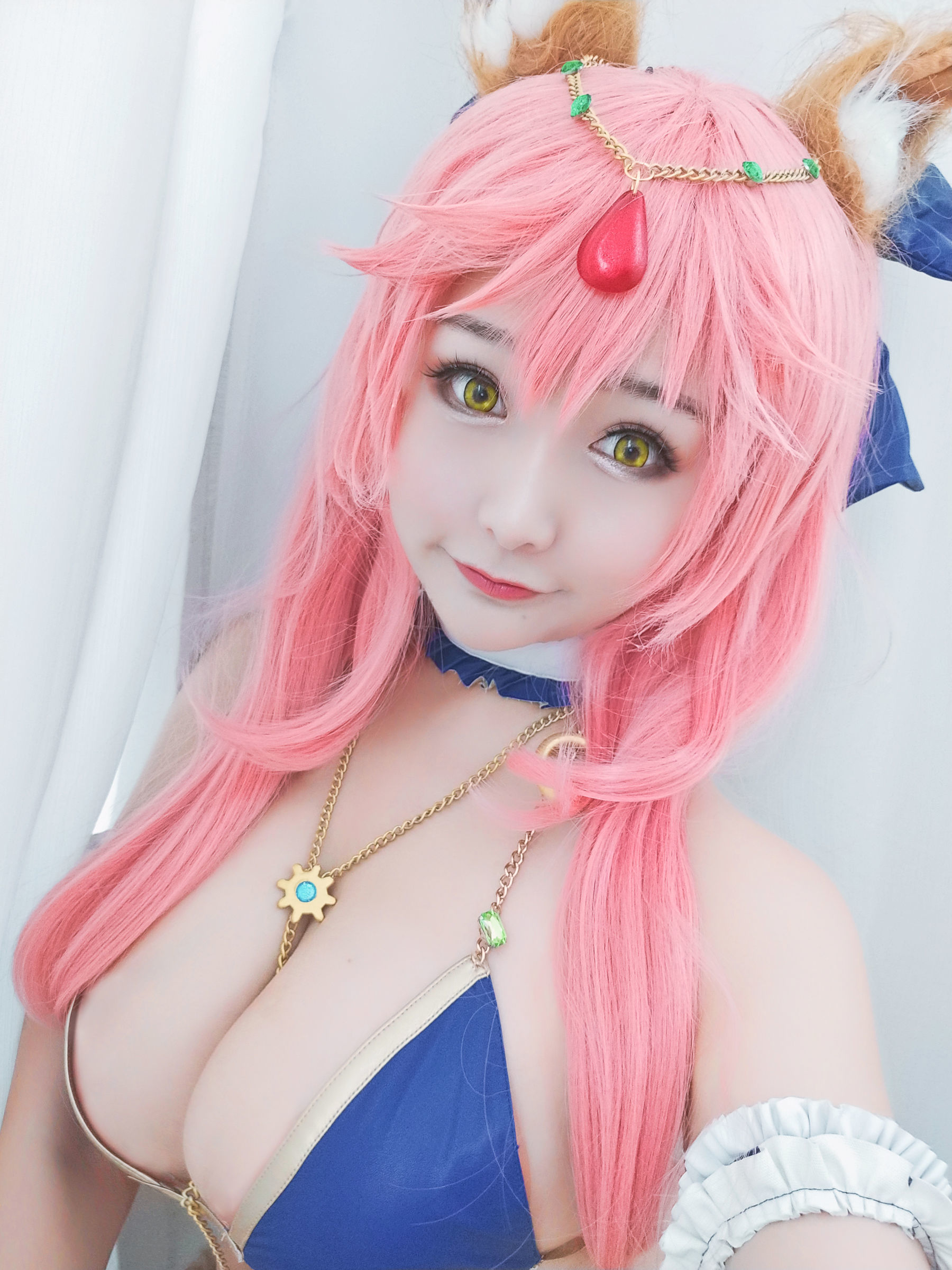 性感Coser三刀刀Miido 玉藻前 Cosplay-第7张