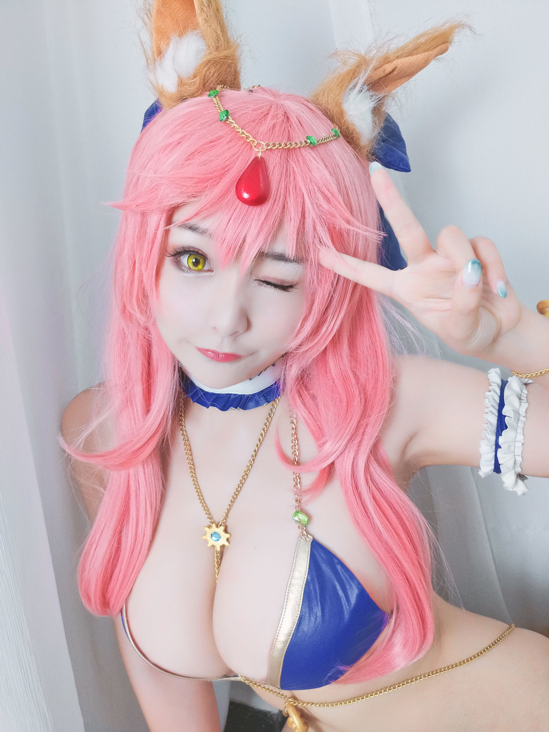 性感Coser三刀刀Miido 玉藻前 Cosplay-第9张
