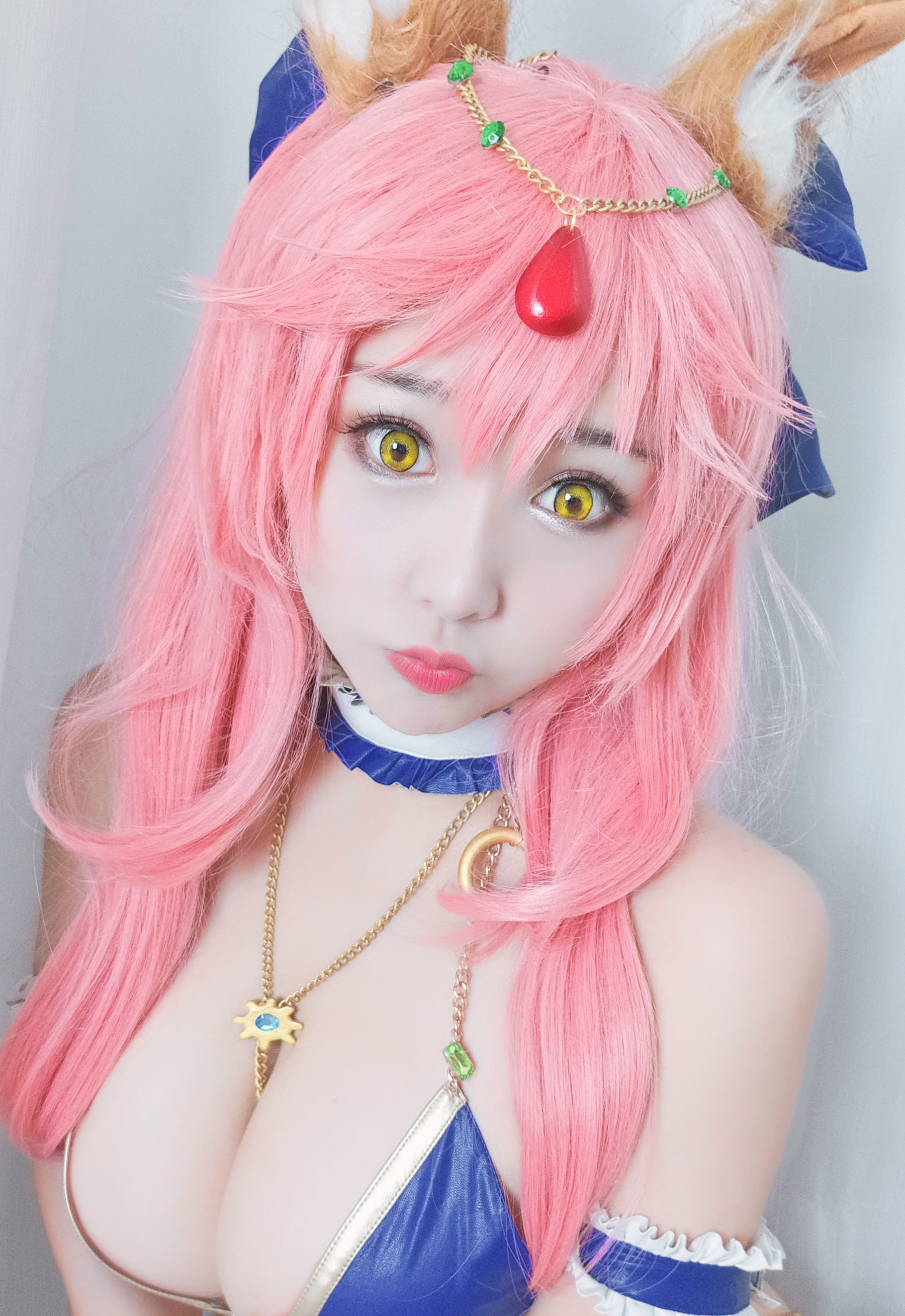 性感Coser三刀刀Miido 玉藻前 Cosplay-第12张