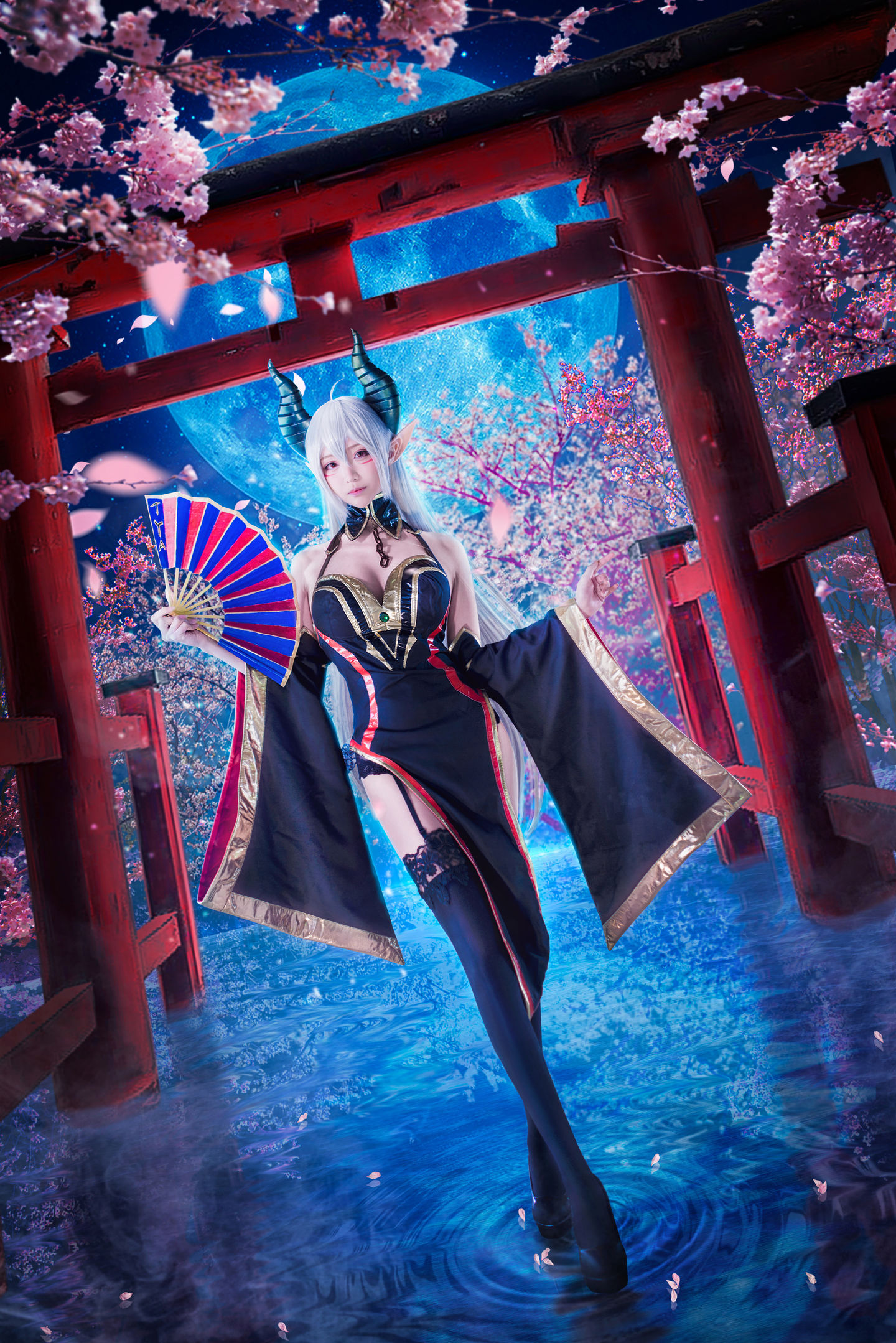 长腿Coser青青子Js – 蒂雅娘 Cosplay-第1张