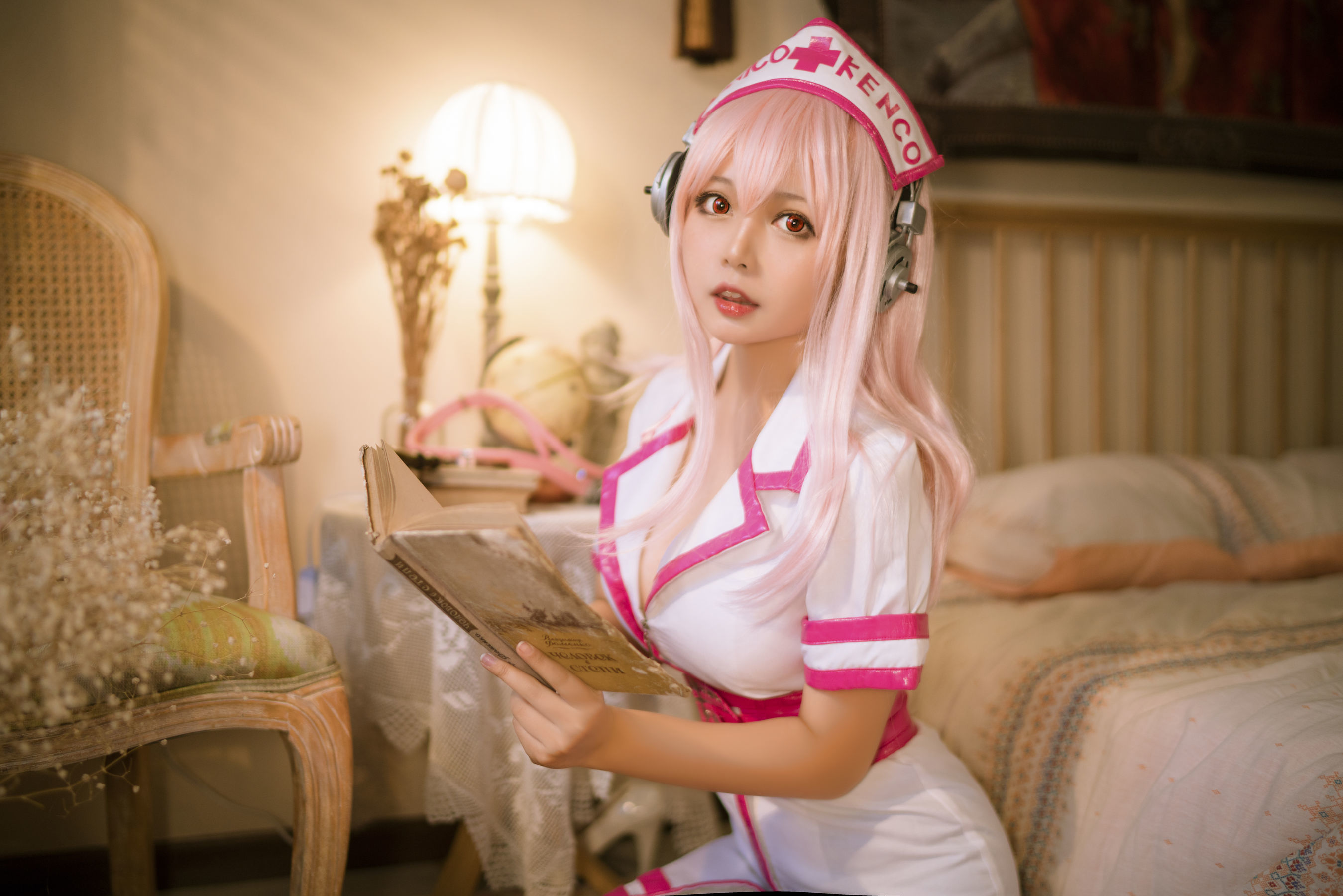 大眼萌妹黑猫猫OvO 索尼子 Cosplay-第1张