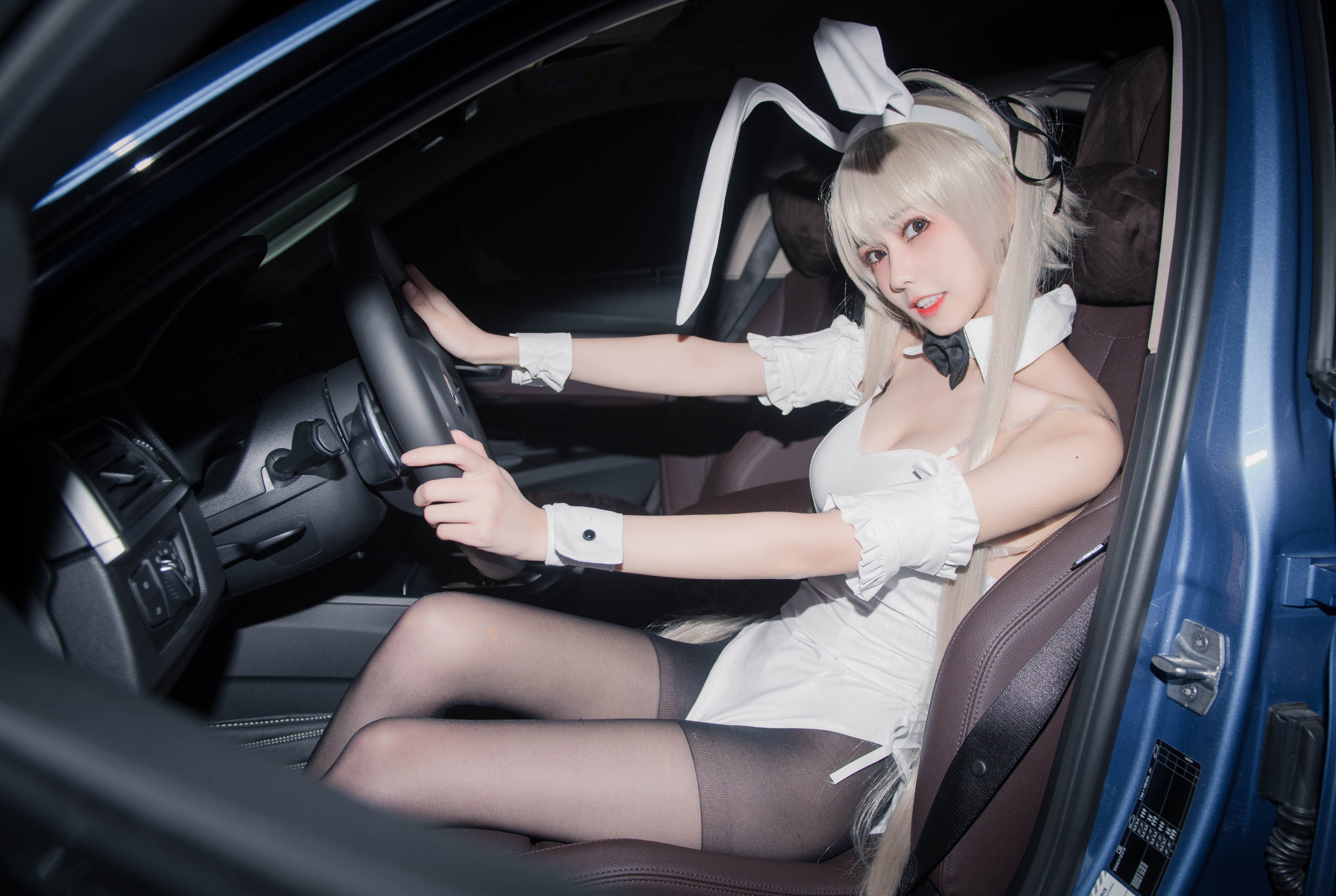 [萝莉COS] 小妖精你的负卿 – 穹妹兔女郎 Cosplay-第2张