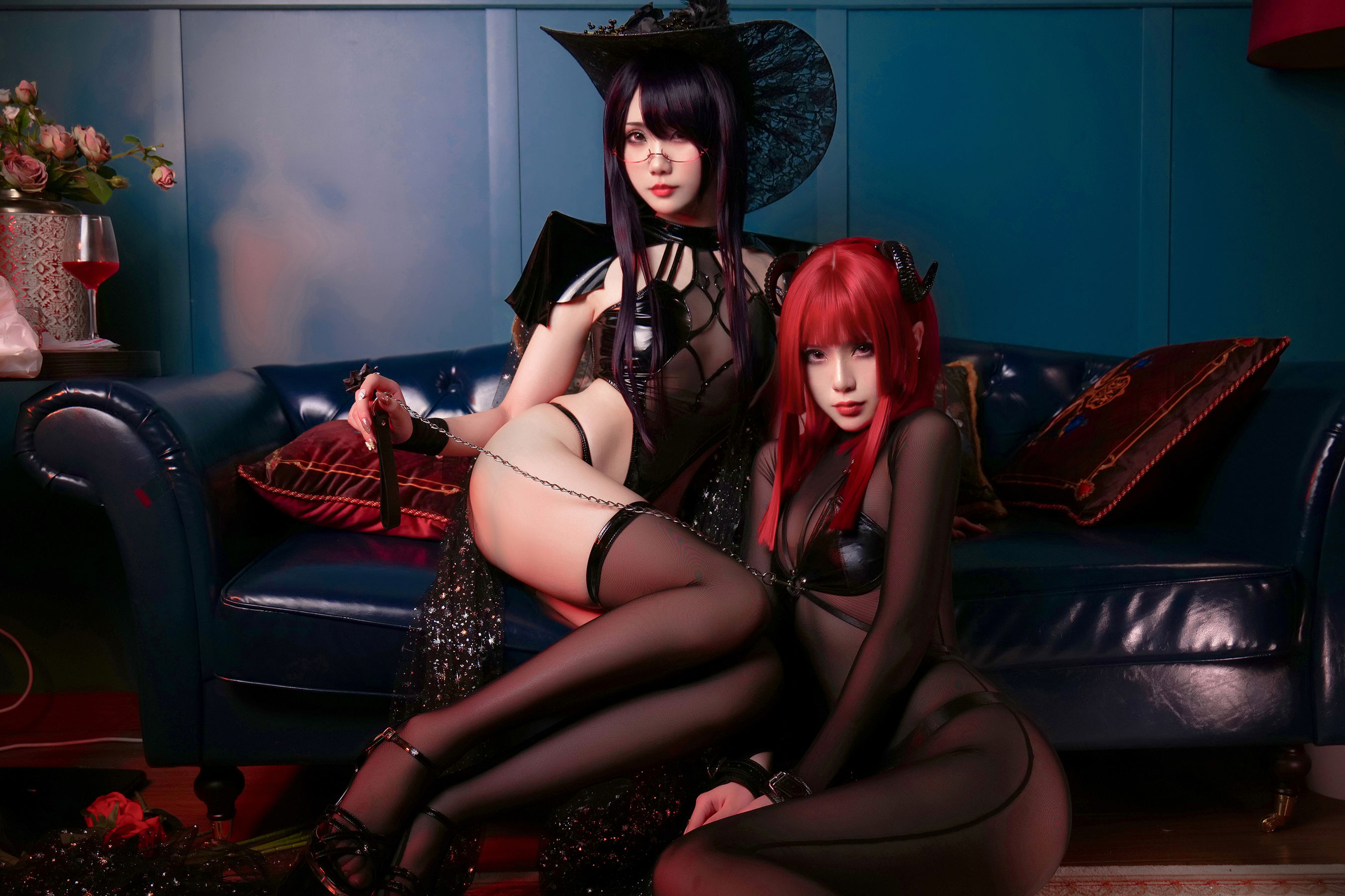 动漫博主曉美媽羊大真人 – 魔女集会 Cosplay-第2张