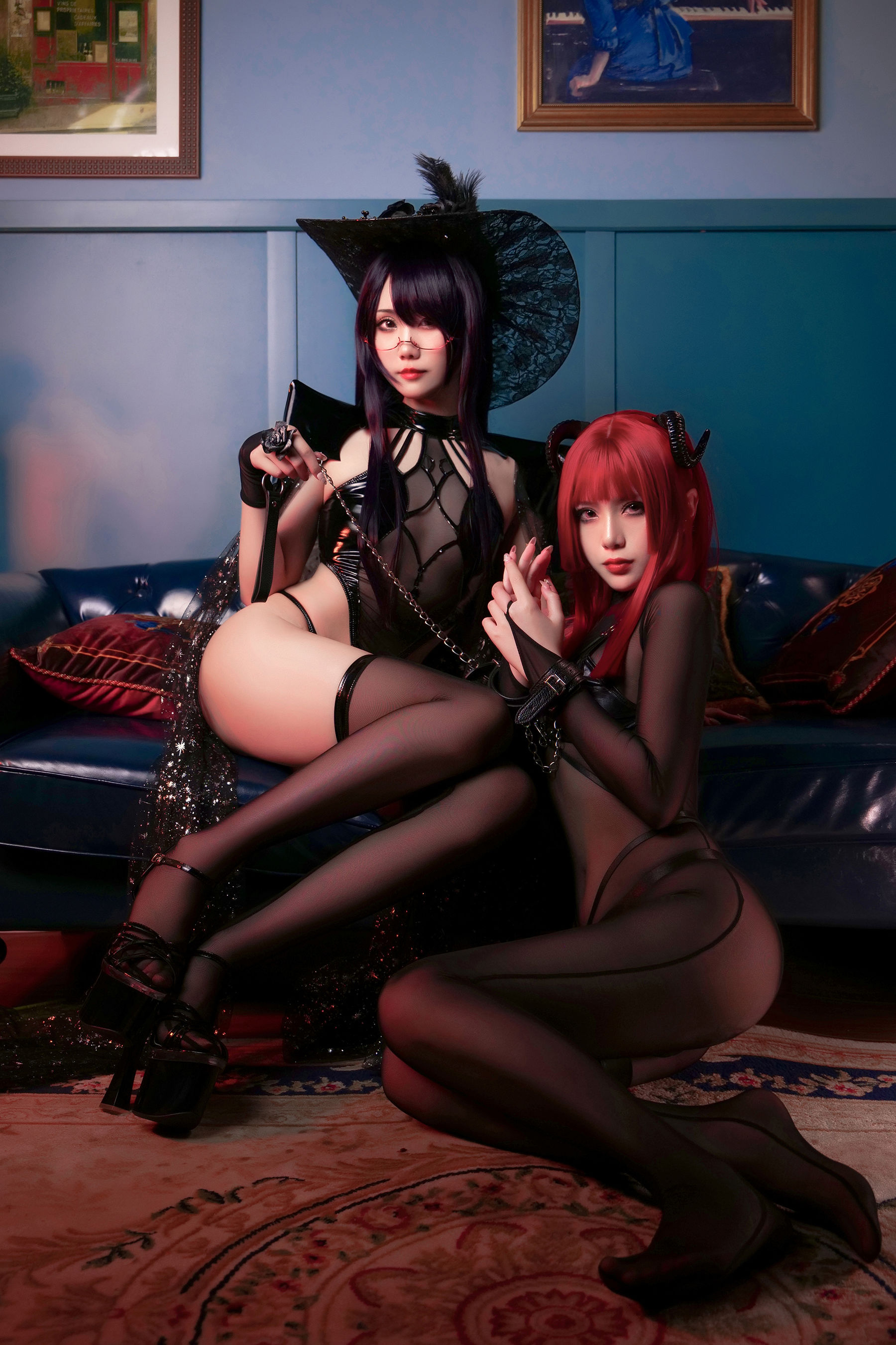 动漫博主曉美媽羊大真人 – 魔女集会 Cosplay-第3张