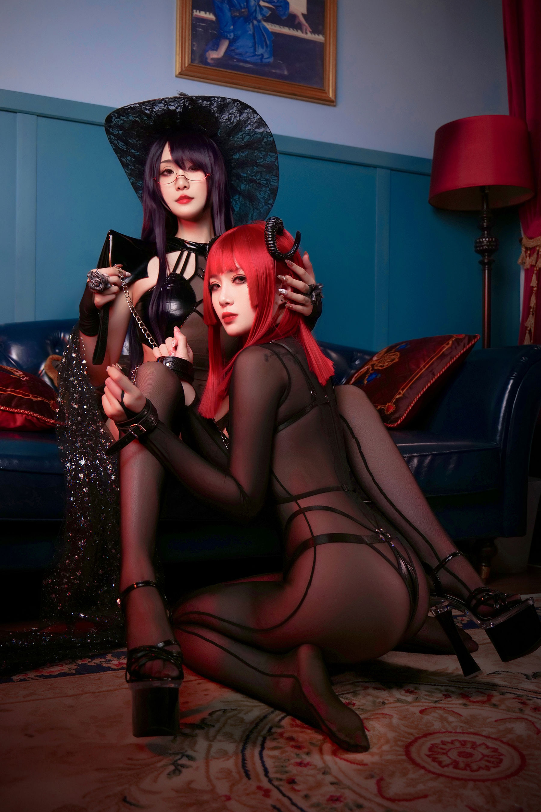 动漫博主曉美媽羊大真人 – 魔女集会 Cosplay-第7张