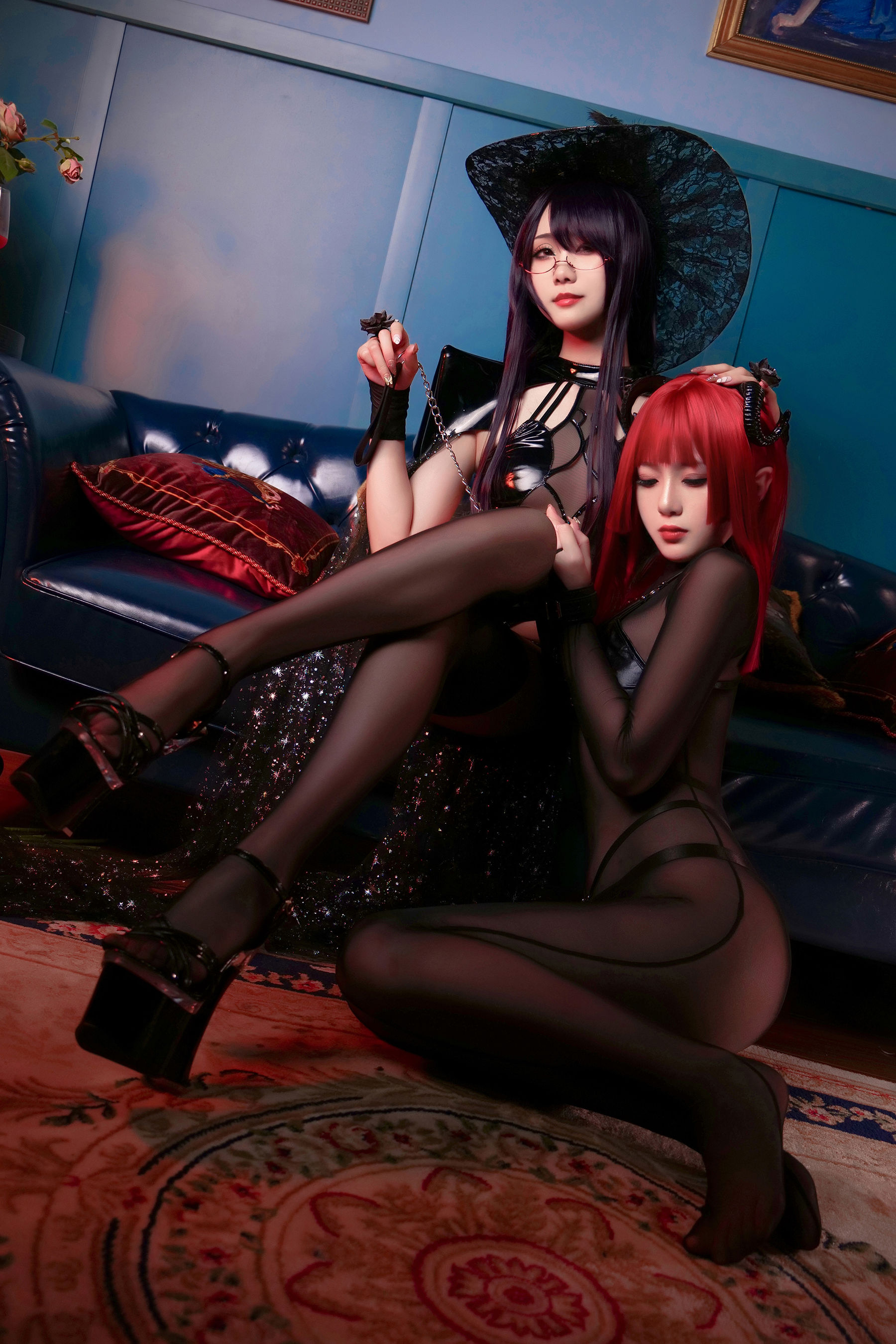 动漫博主曉美媽羊大真人 – 魔女集会 Cosplay-第30张