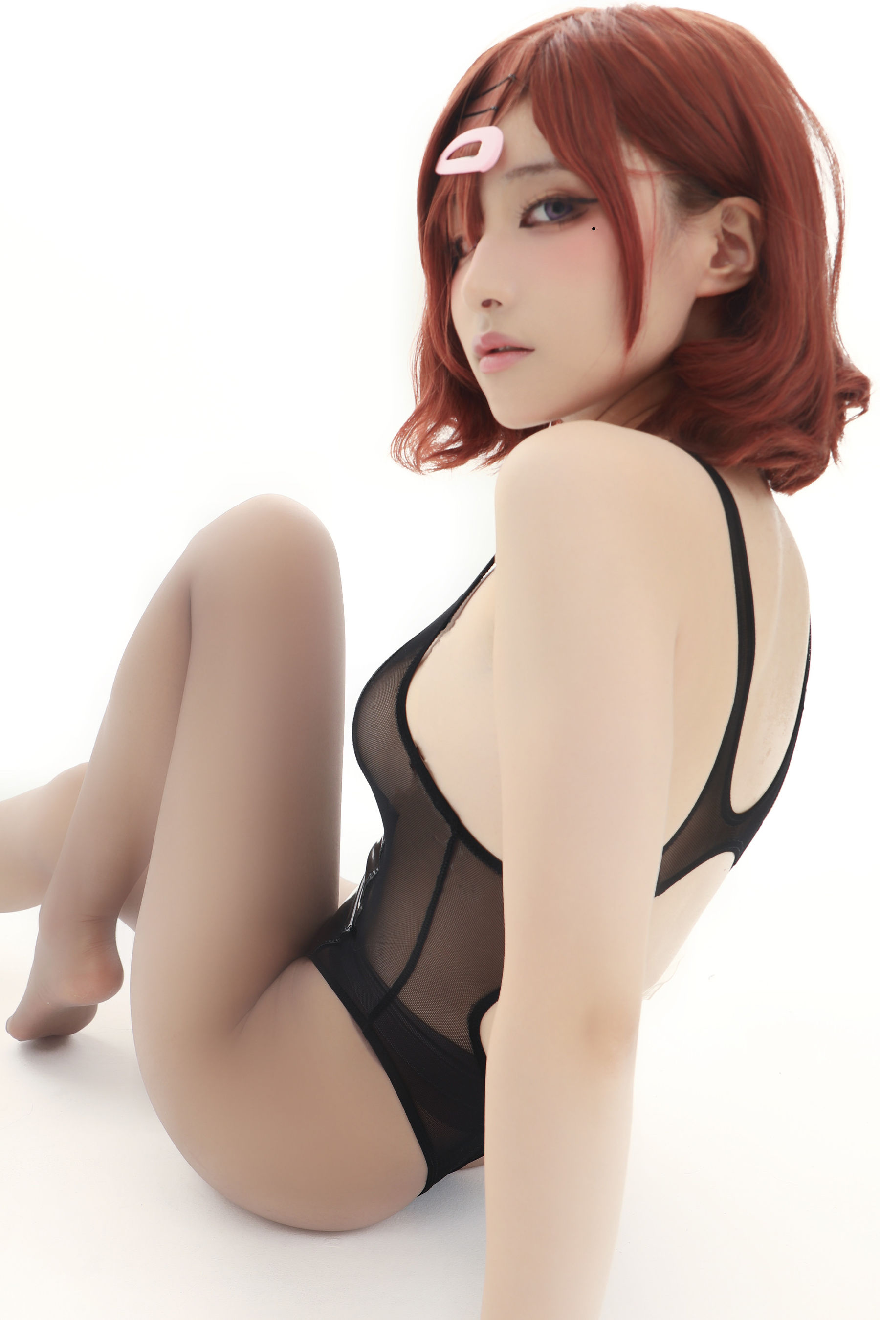 幼愛youmeko – 樋口円香竞泳无衬衫灰丝 Cosplay-第6张