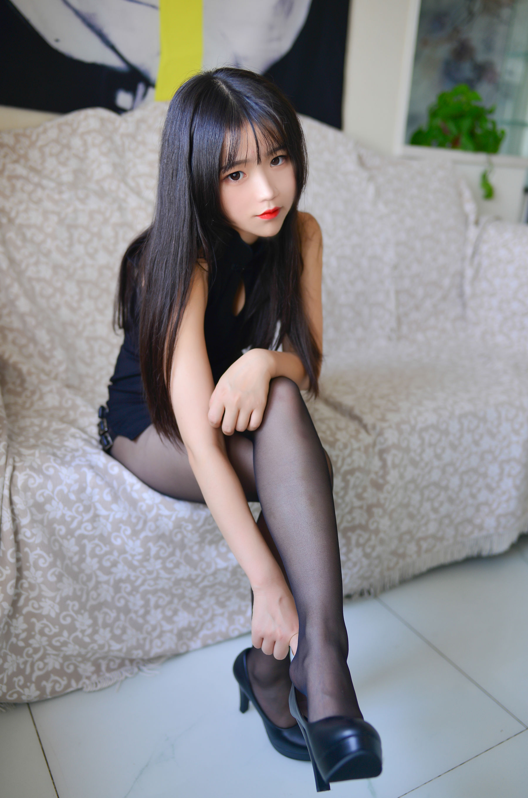 野子 – 黑丝 Cosplay-第3张