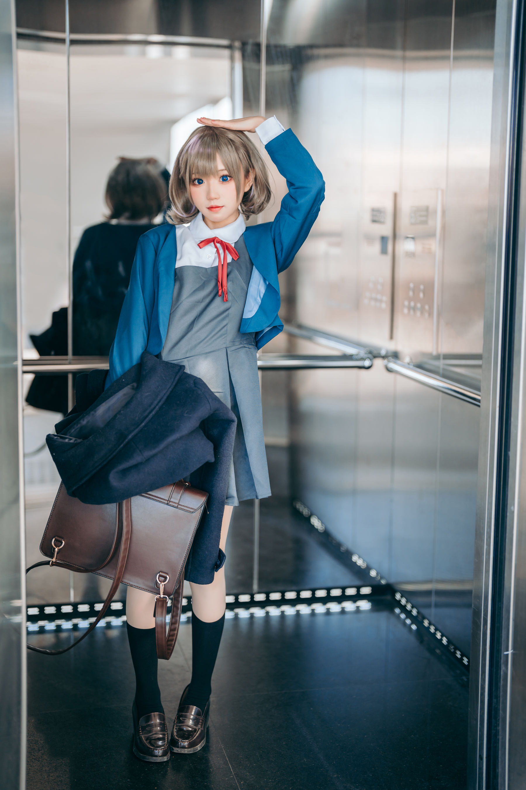 花柒Hana – 唐可可校服 Cosplay-第9张