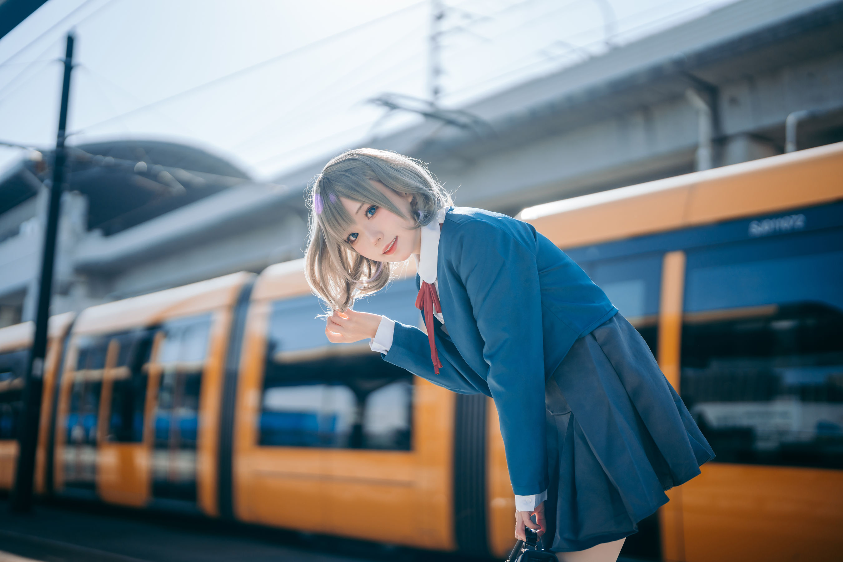 花柒Hana – 唐可可校服 Cosplay-第15张