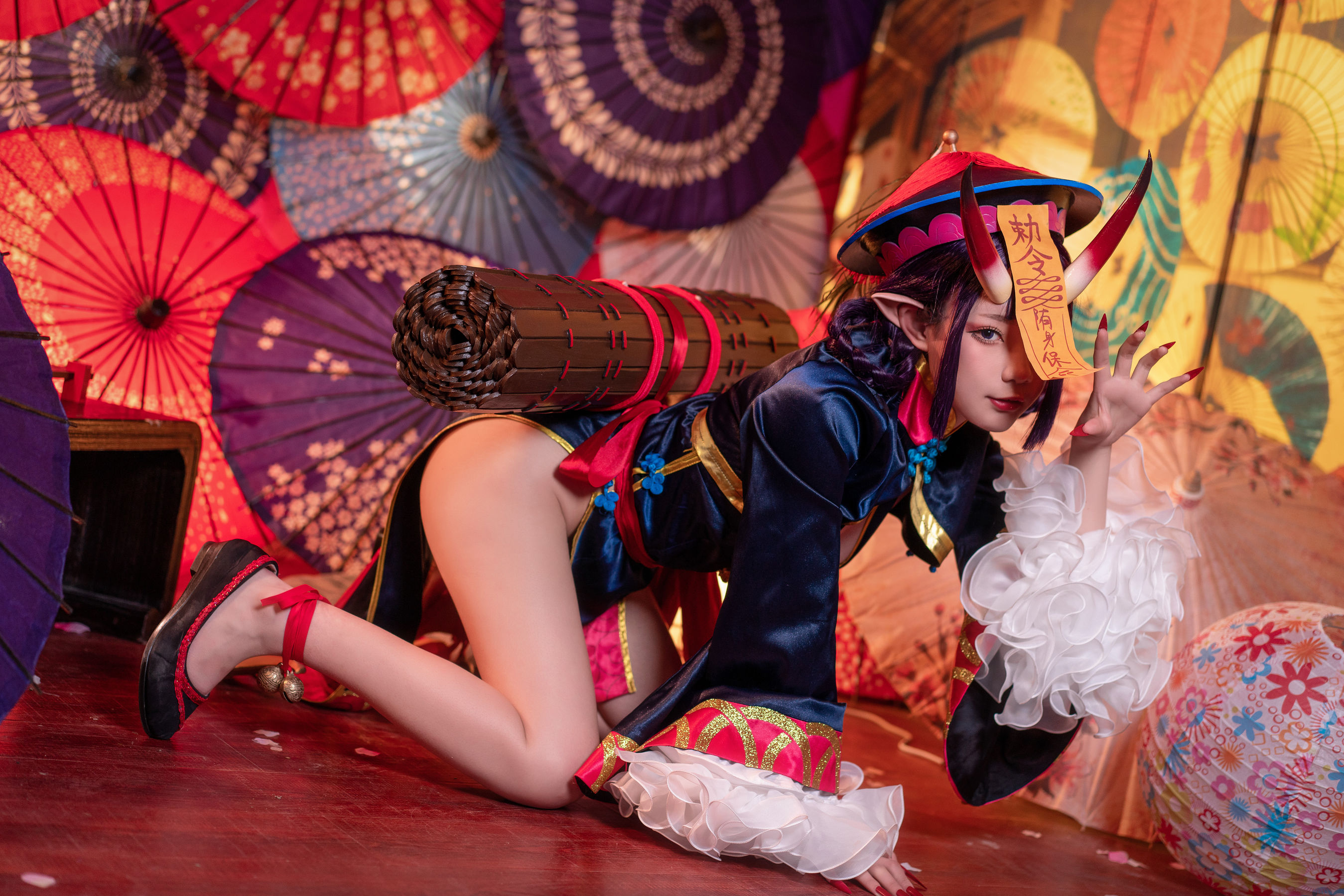 动漫博主王胖胖u – fate酒吞僵尸童子 Cosplay-第15张