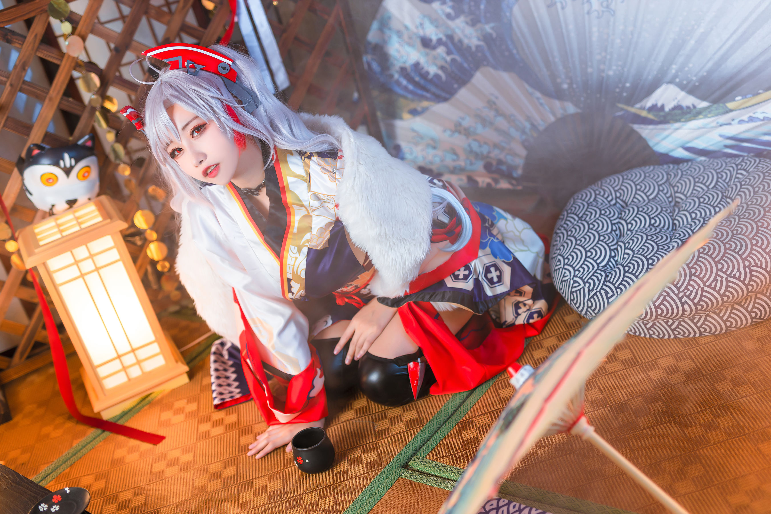微博妹子Momoko葵葵 – 欧根之和服 Cosplay-第16张