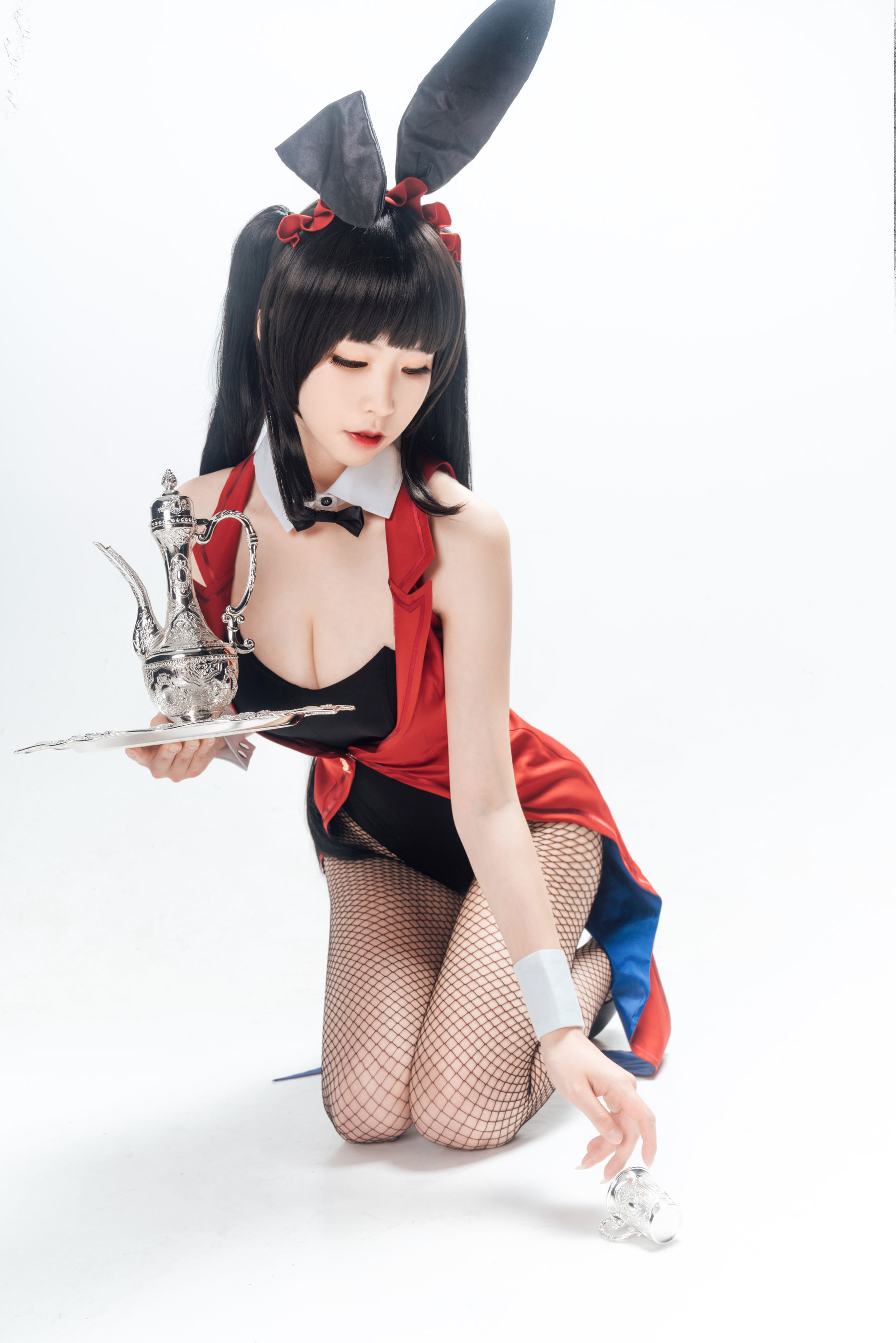 动漫博主爱老师_PhD 狂三 兔女郎 Cosplay-第5张