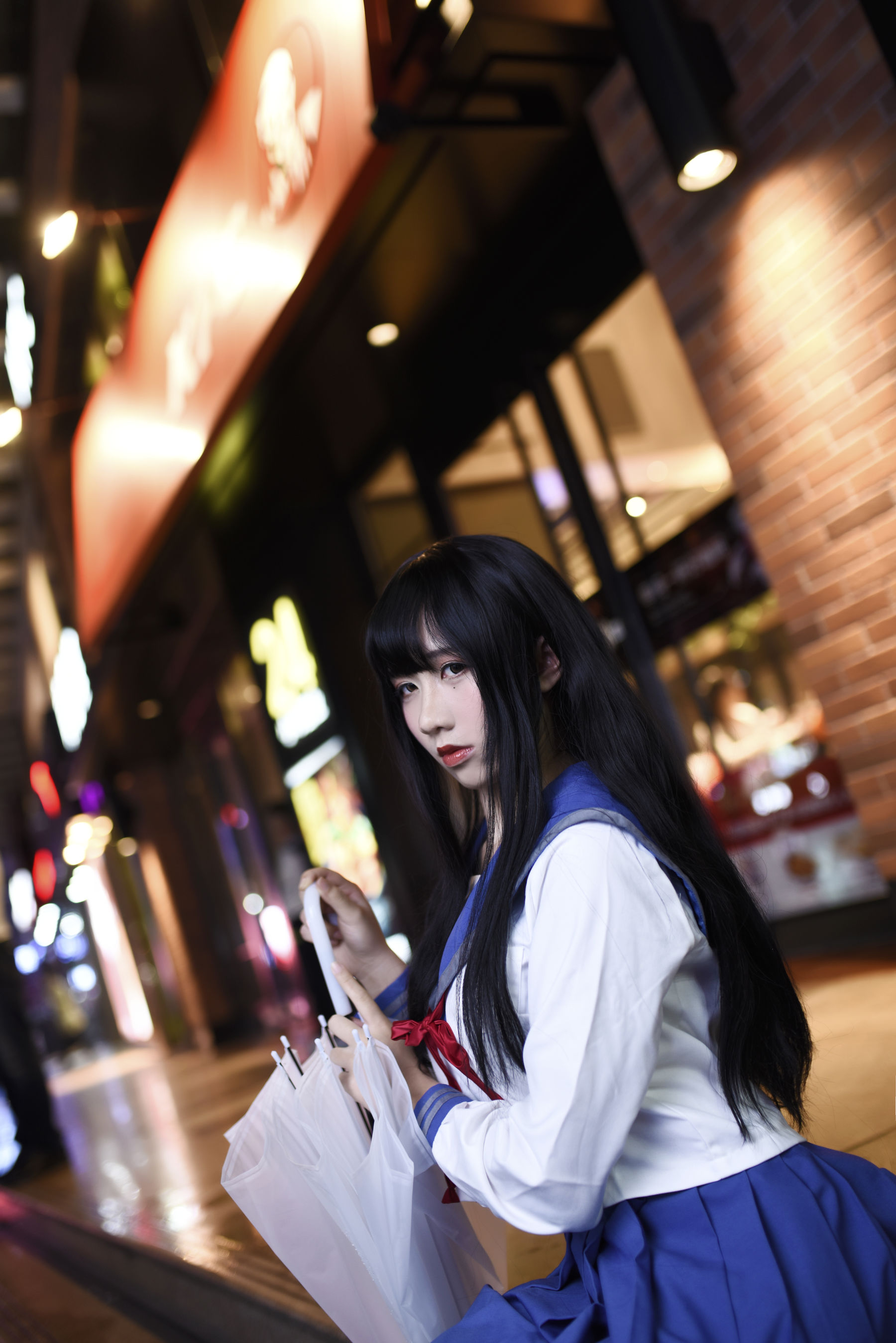 动漫博主九曲Jean JK制服 Cosplay-第18张