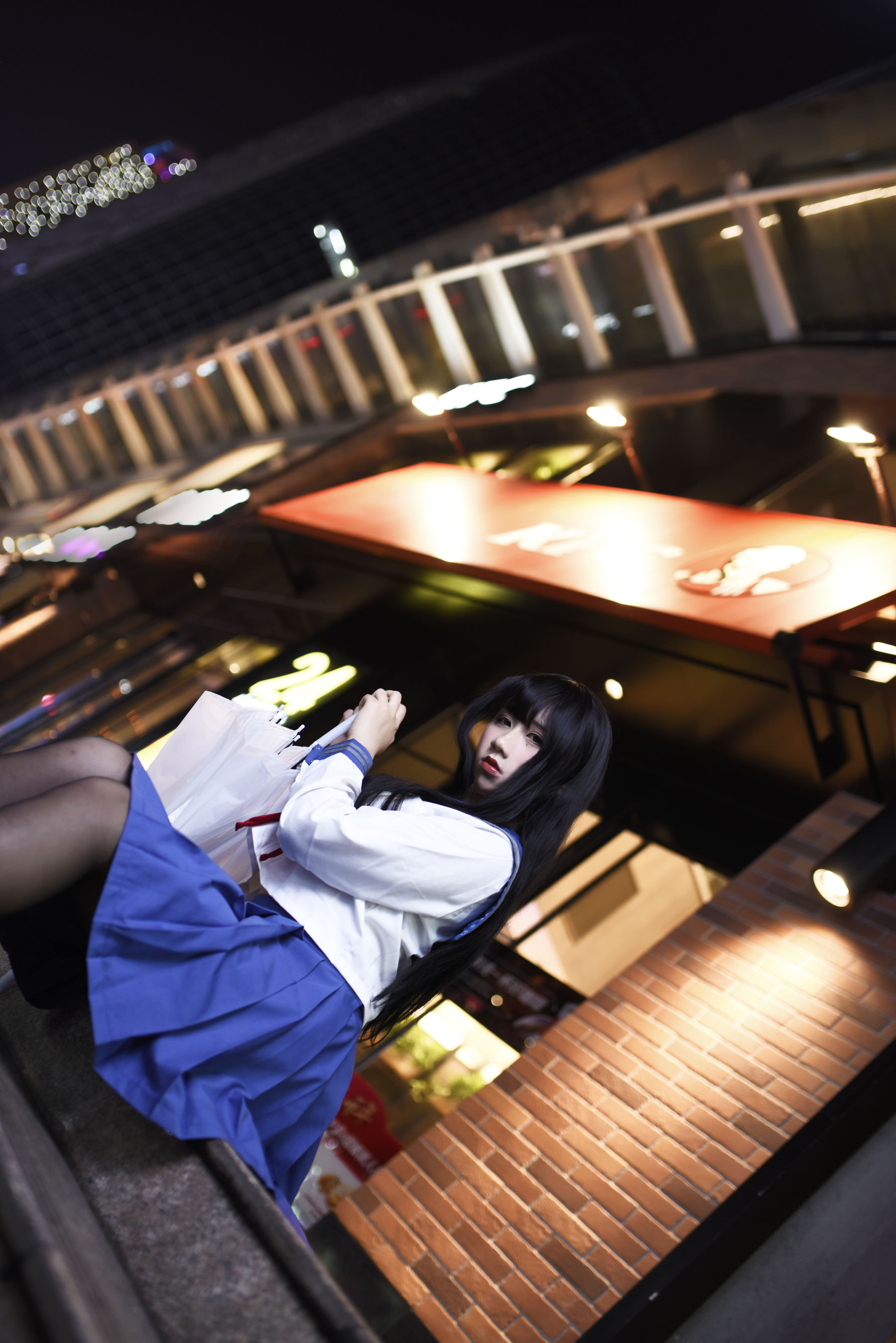 动漫博主九曲Jean JK制服 Cosplay-第19张