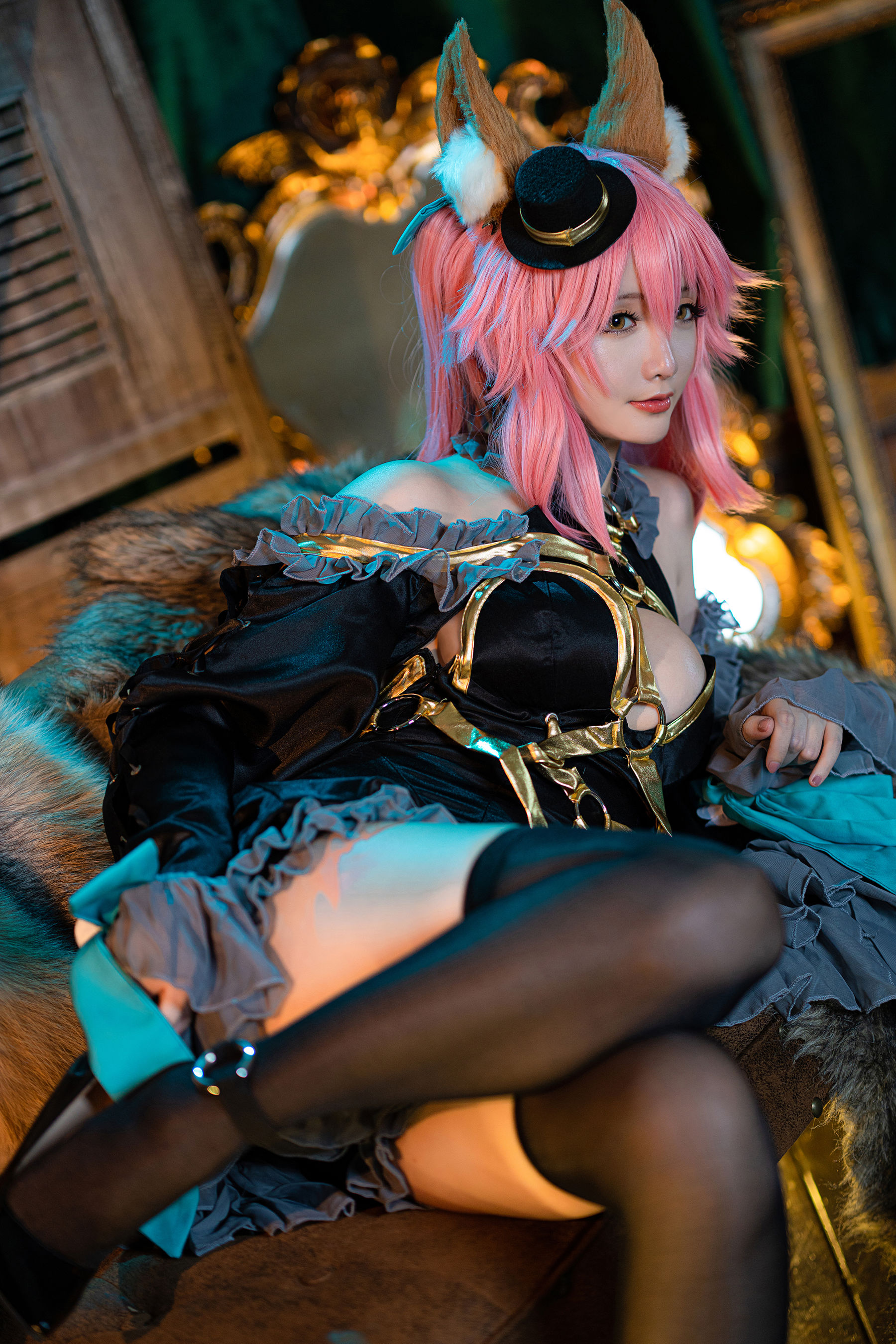 Coser小姐姐星之迟迟 – 玉藻前魔术师 Cosplay-第1张