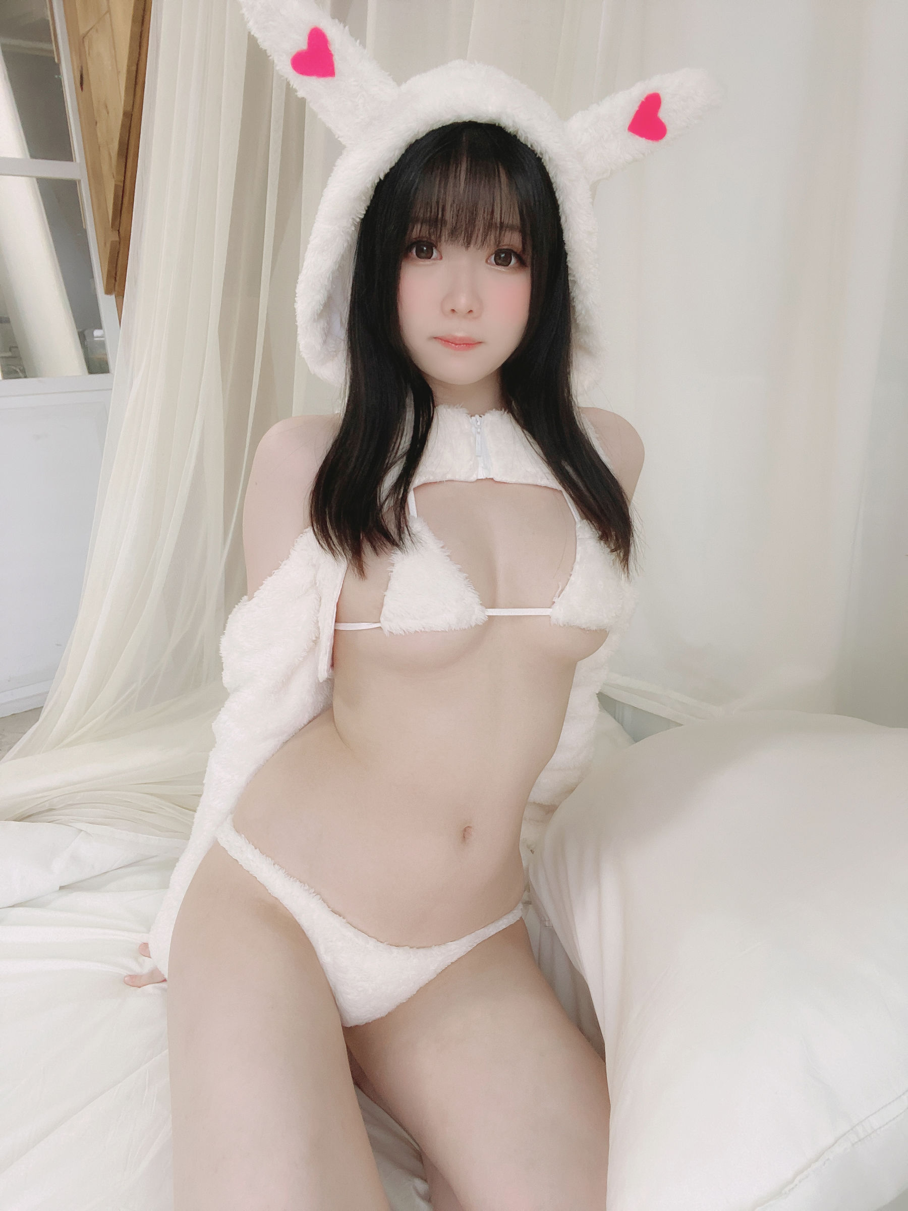 微博妹纸霜月shimo – もこもこうさぎ Cosplay-第4张