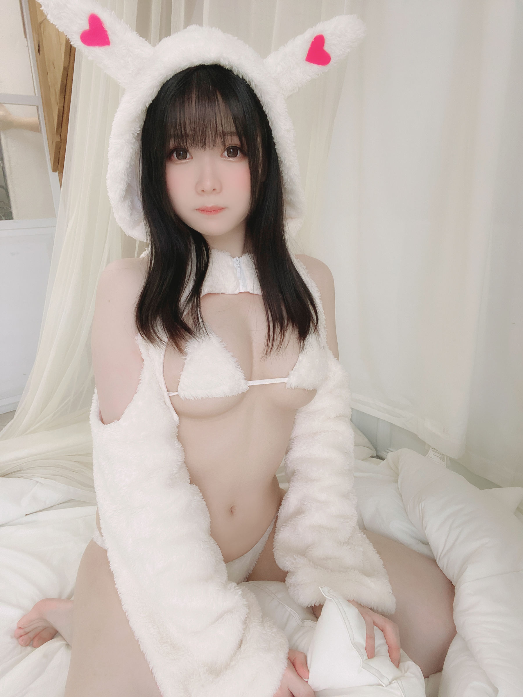 微博妹纸霜月shimo – もこもこうさぎ Cosplay-第6张