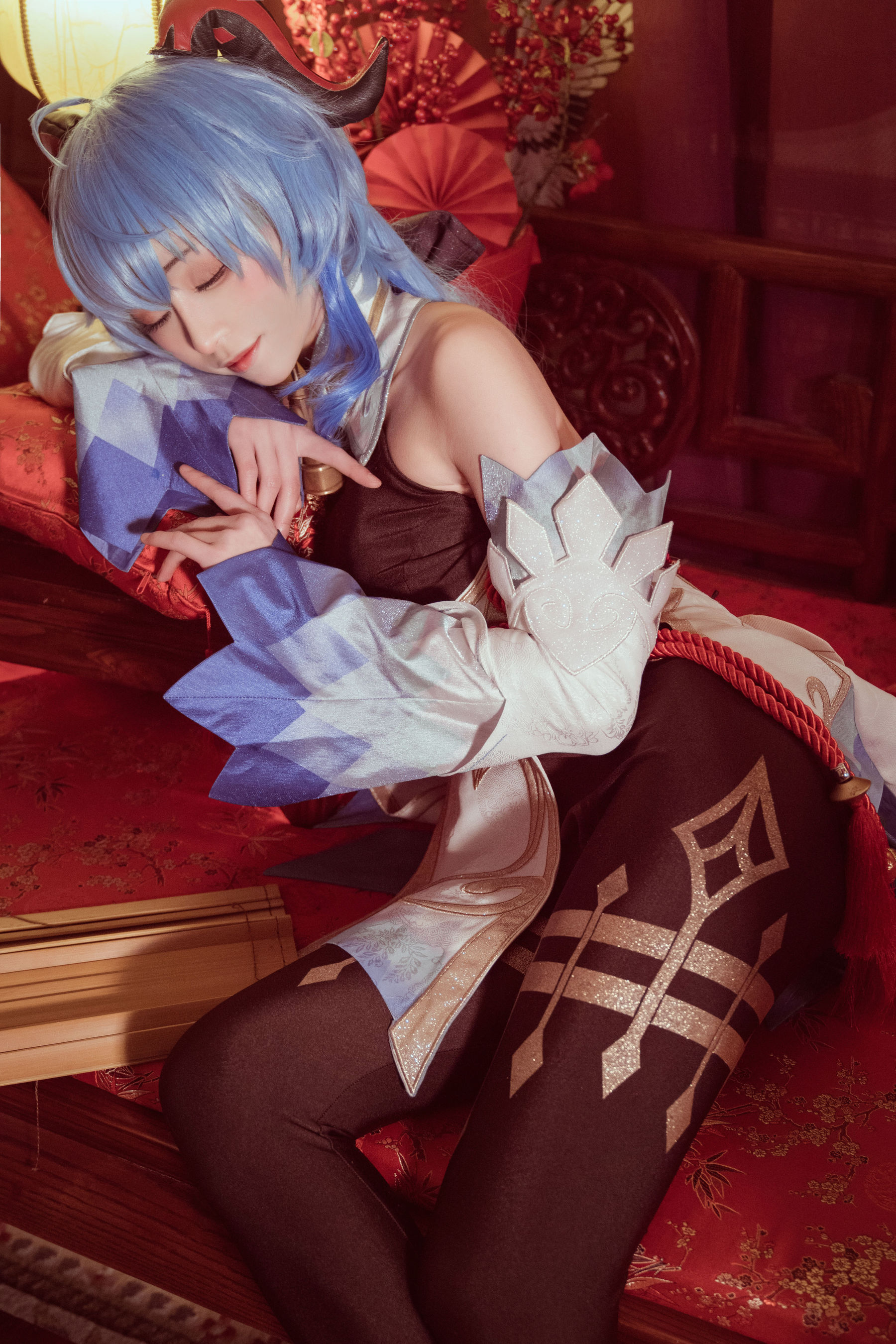 动漫博主Kitaro_绮太郎 – 甘雨 Cosplay-第1张