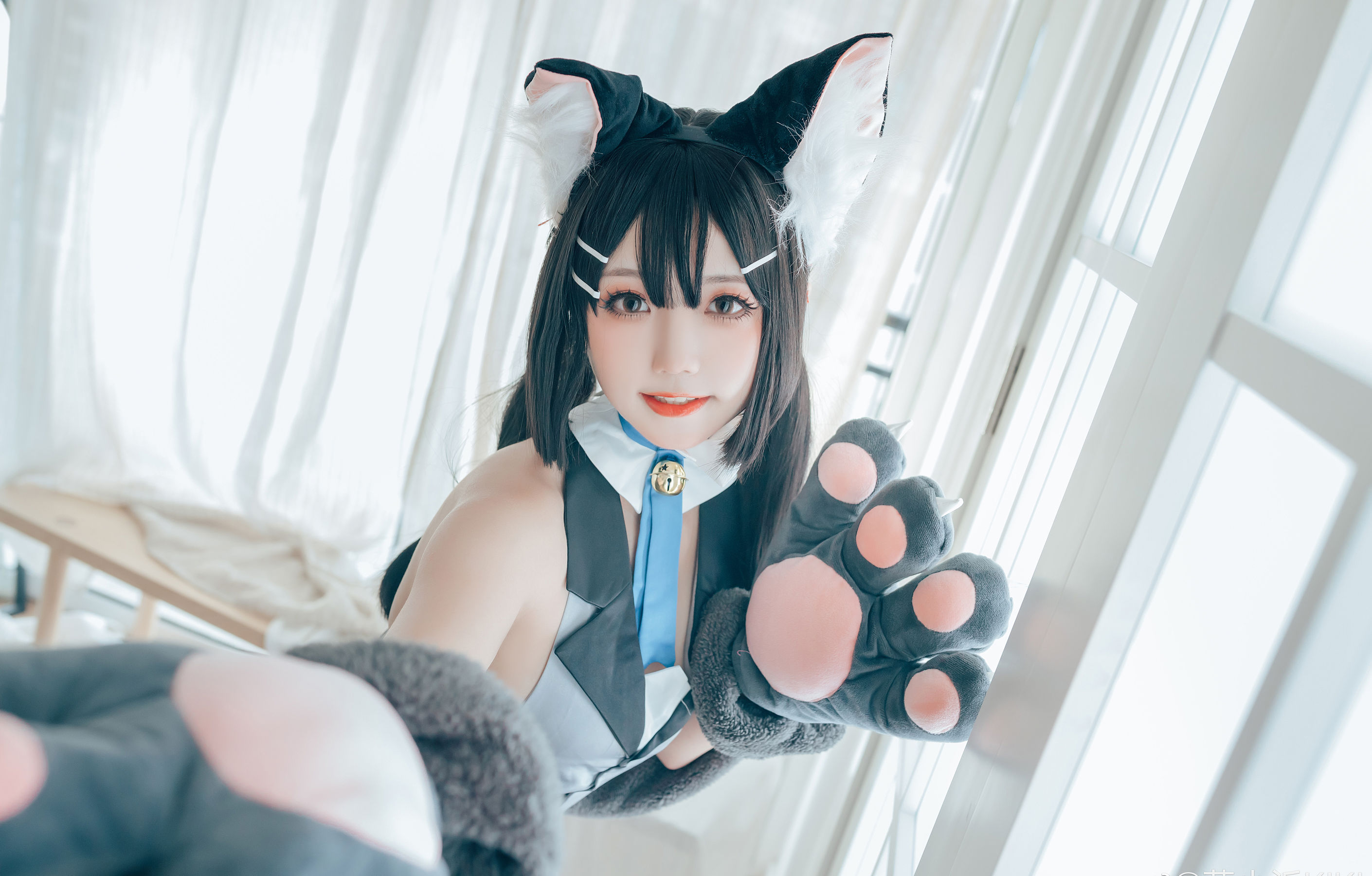 微博萌妹蓝小沂KiKi – 猫娘 Cosplay-第7张