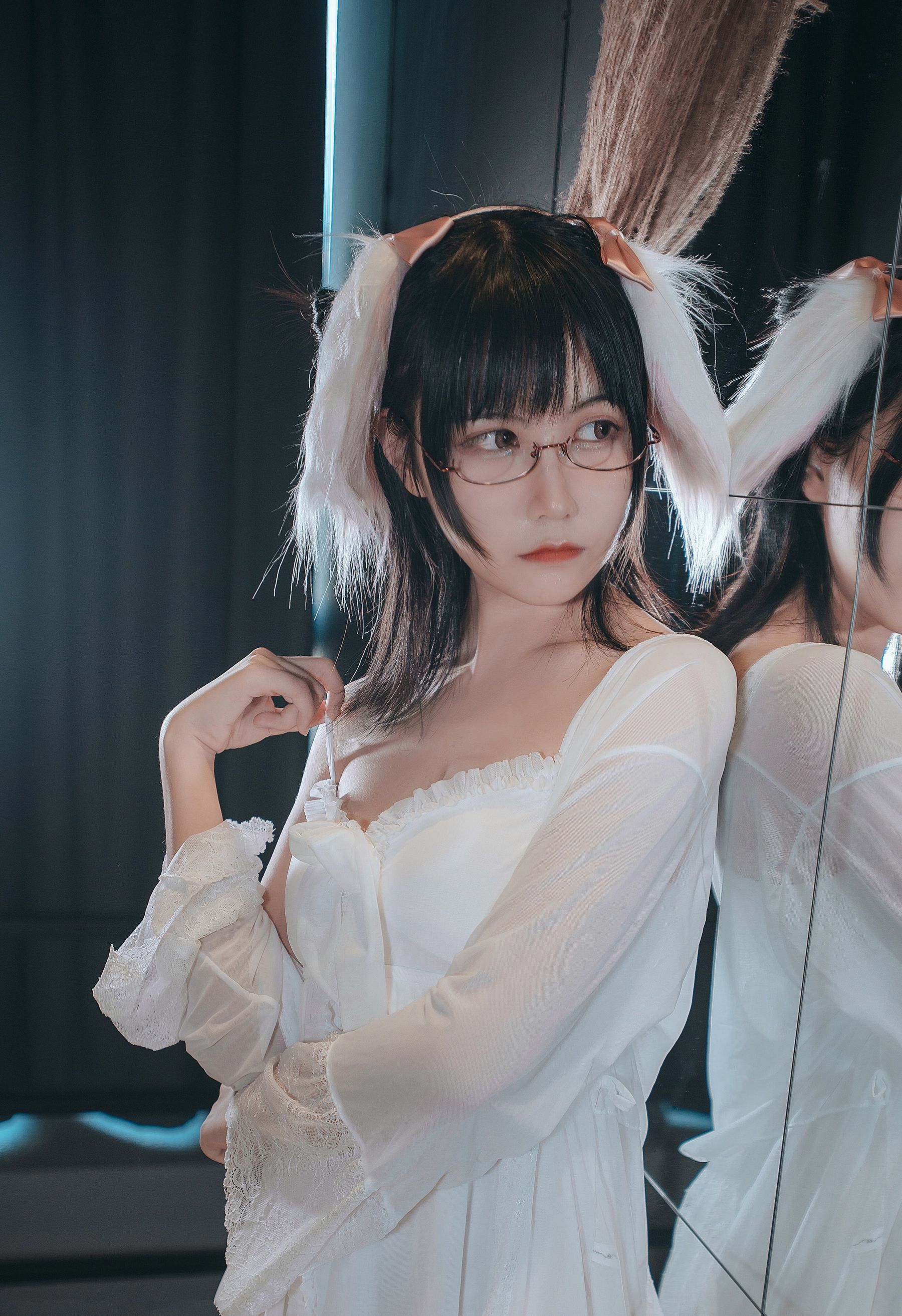 COSER美女逐月su 睡衣兔子 Cosplay-第1张