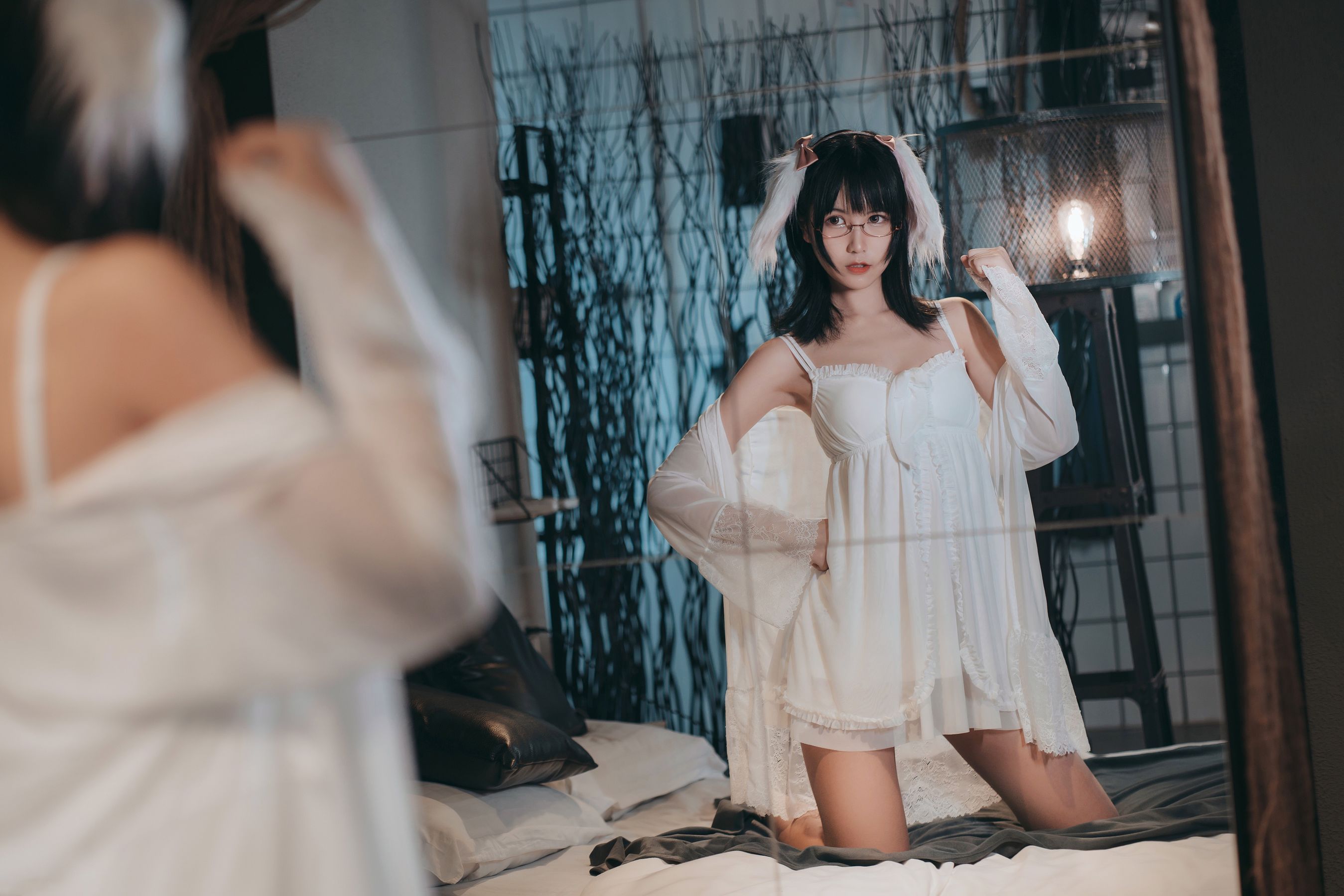 COSER美女逐月su 睡衣兔子 Cosplay-第6张