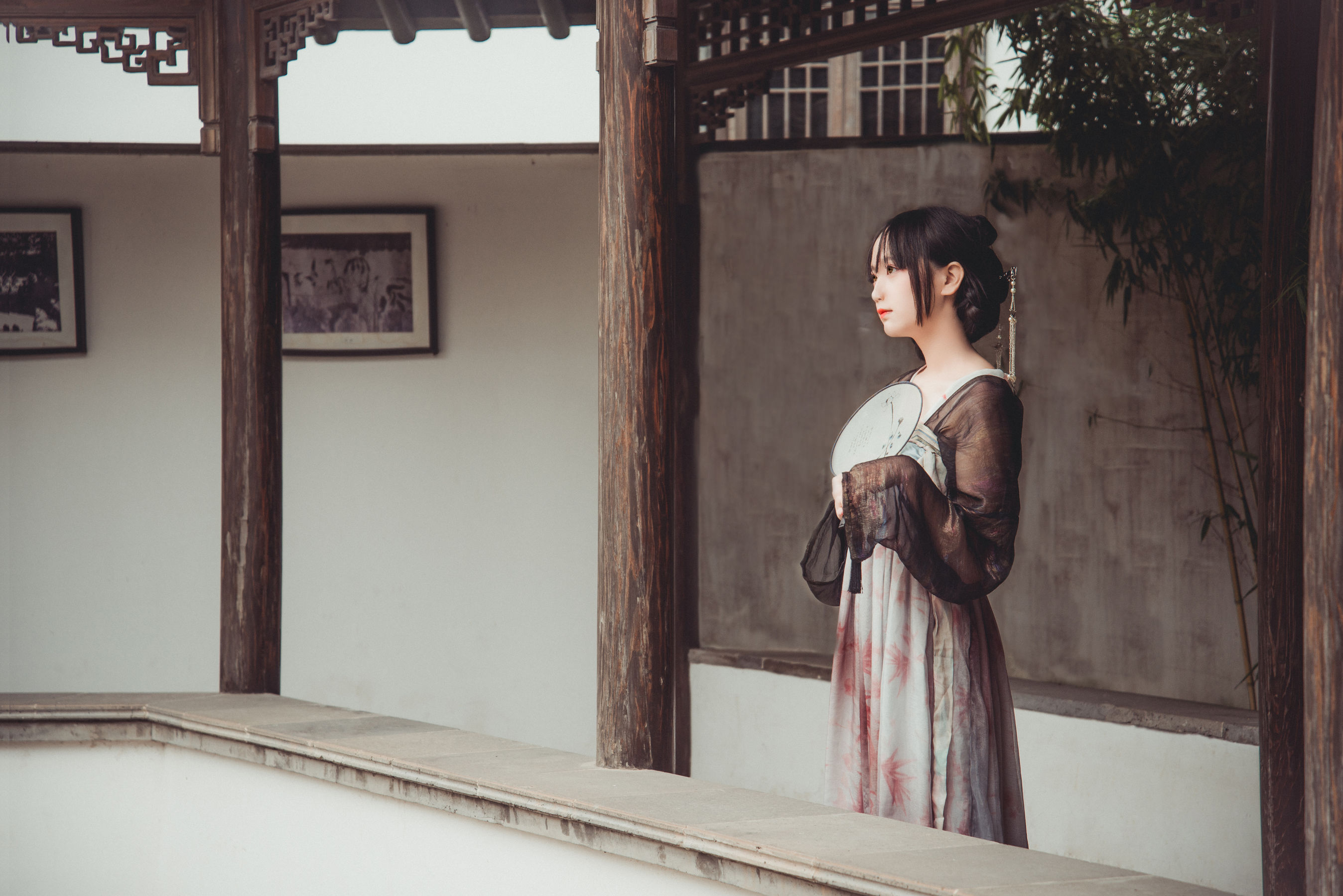 动漫博主弦音sic – 汉服 长生殿 Cosplay-第1张