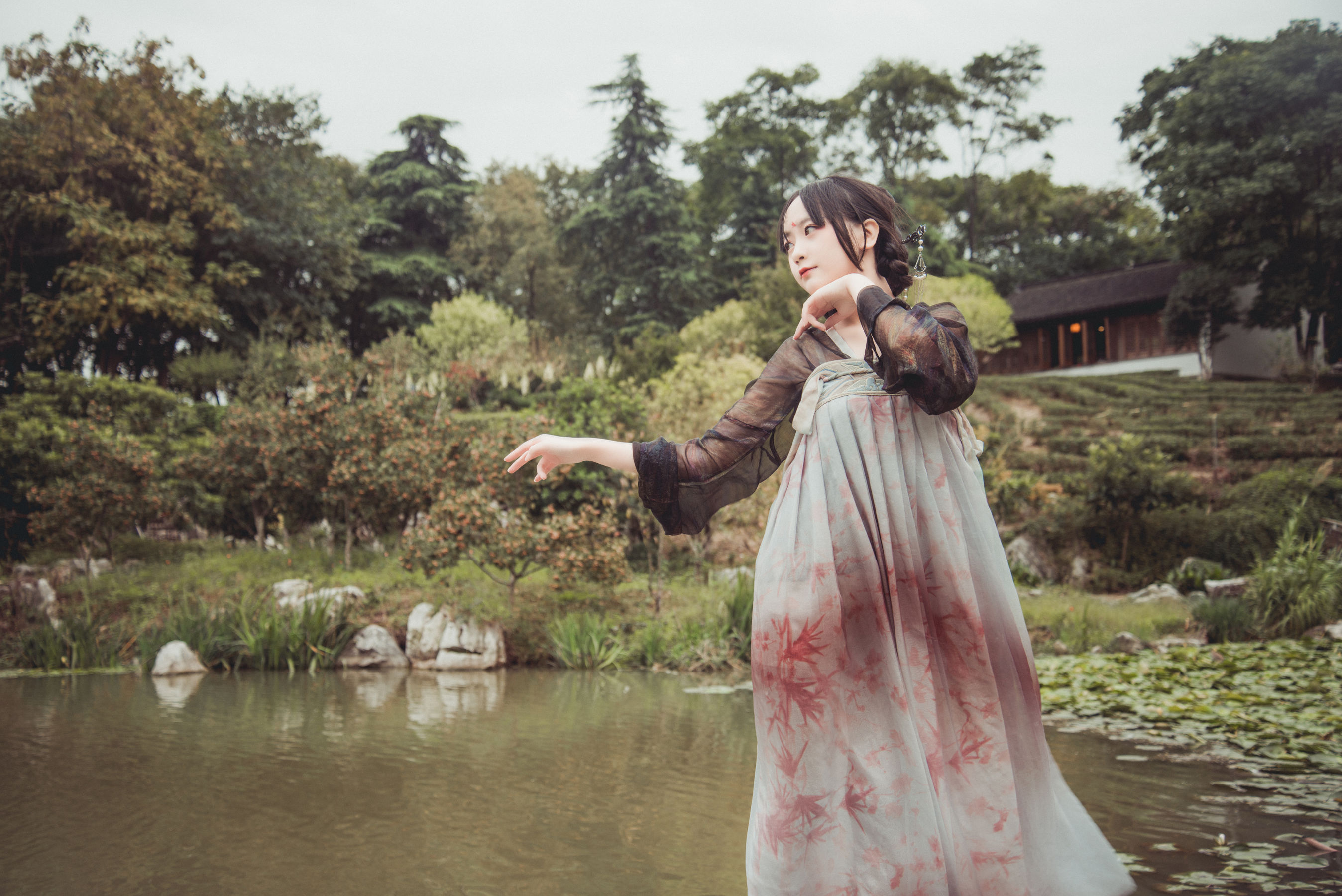 动漫博主弦音sic – 汉服 长生殿 Cosplay-第9张
