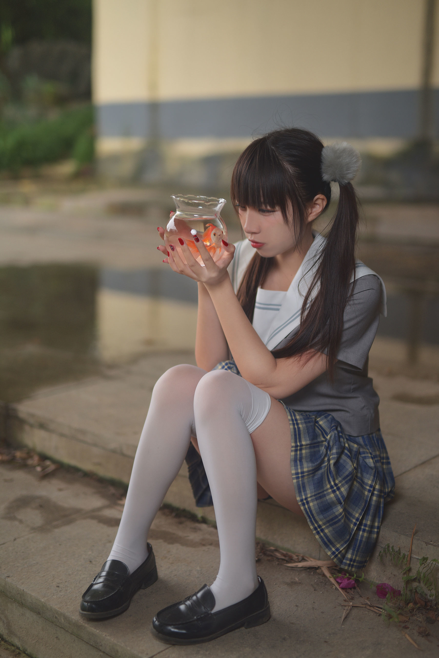 人气Coser二佐Nisa – JK水手服 Cosplay-第1张