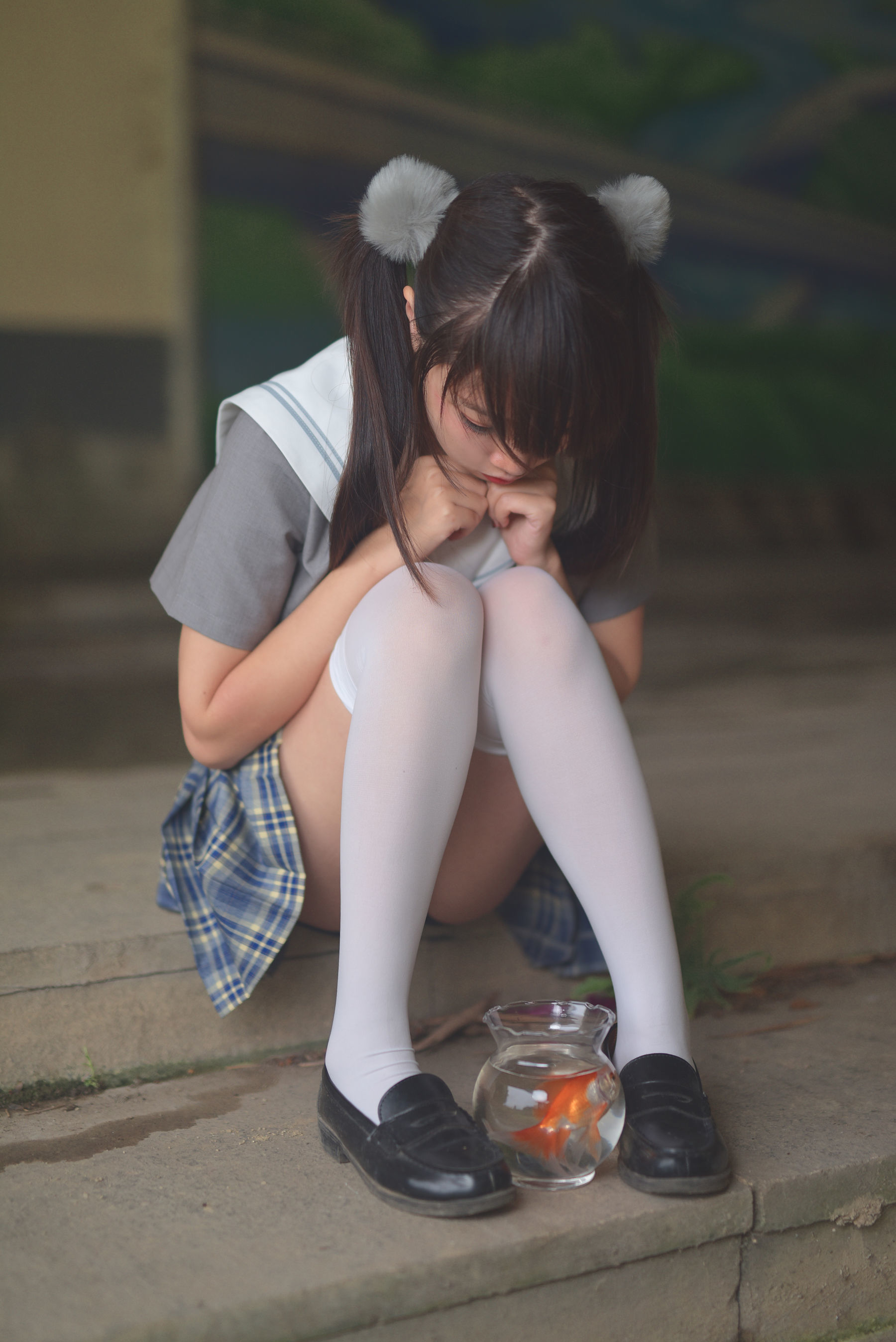 人气Coser二佐Nisa – JK水手服 Cosplay-第2张