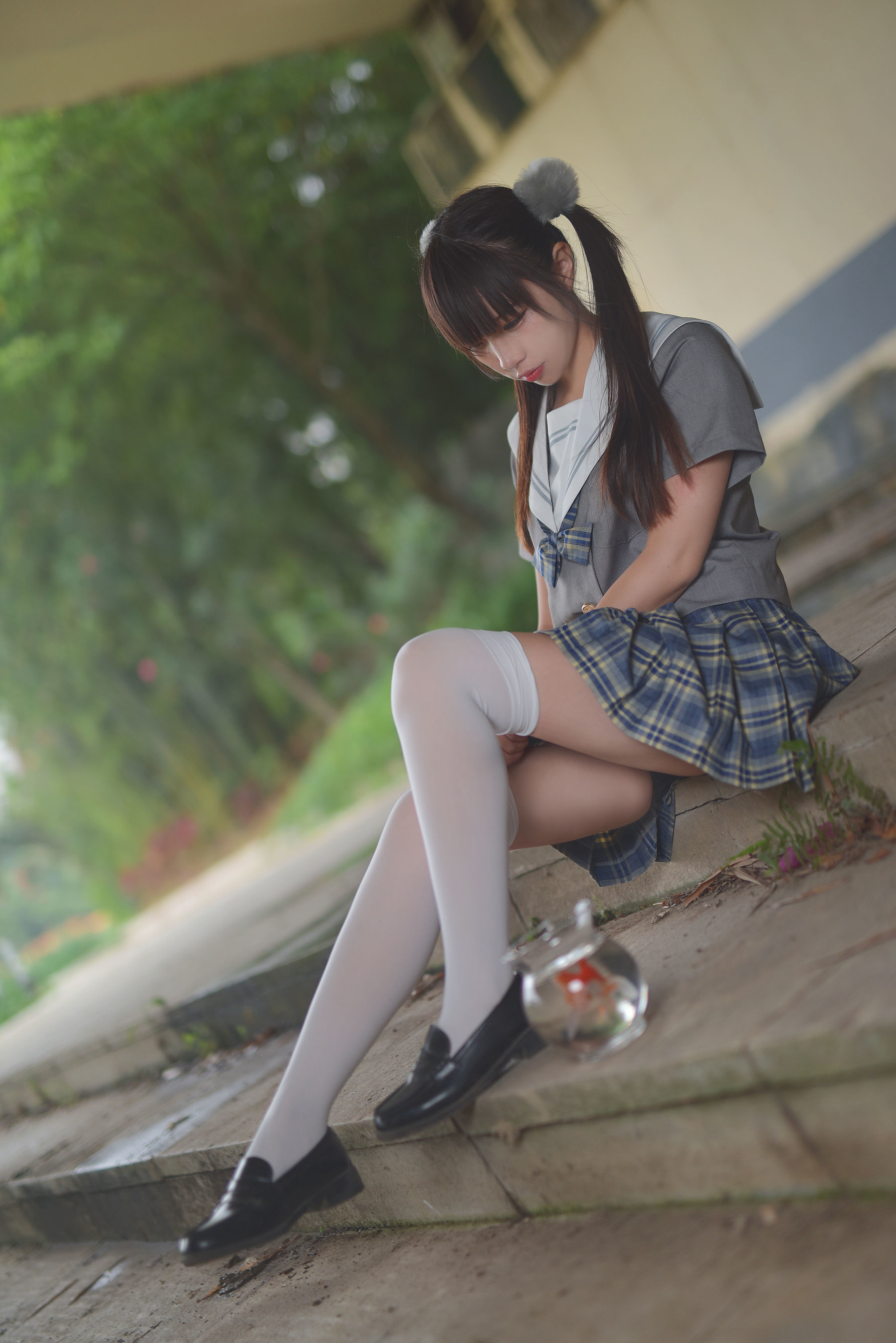 人气Coser二佐Nisa – JK水手服 Cosplay-第3张