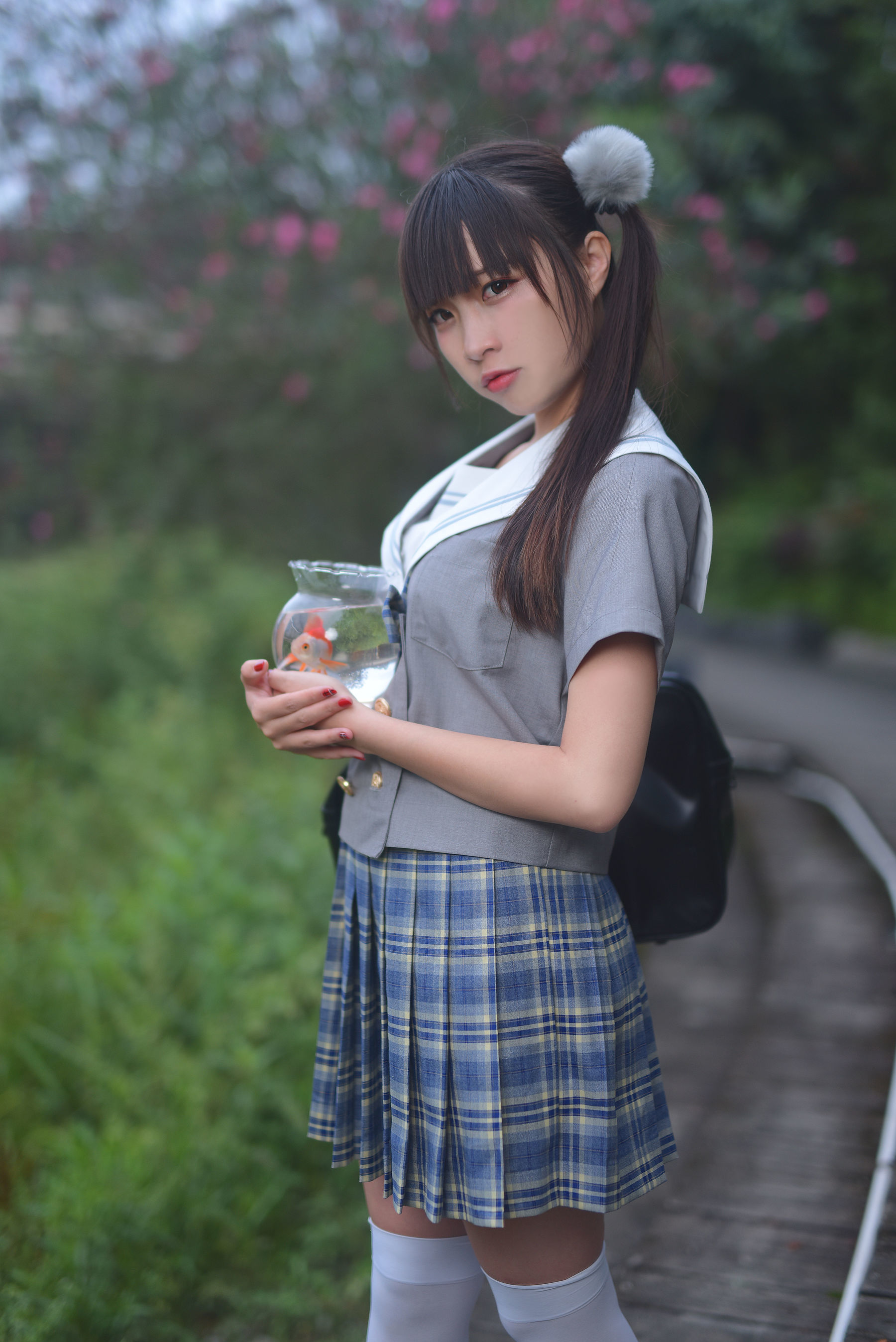 人气Coser二佐Nisa – JK水手服 Cosplay-第4张
