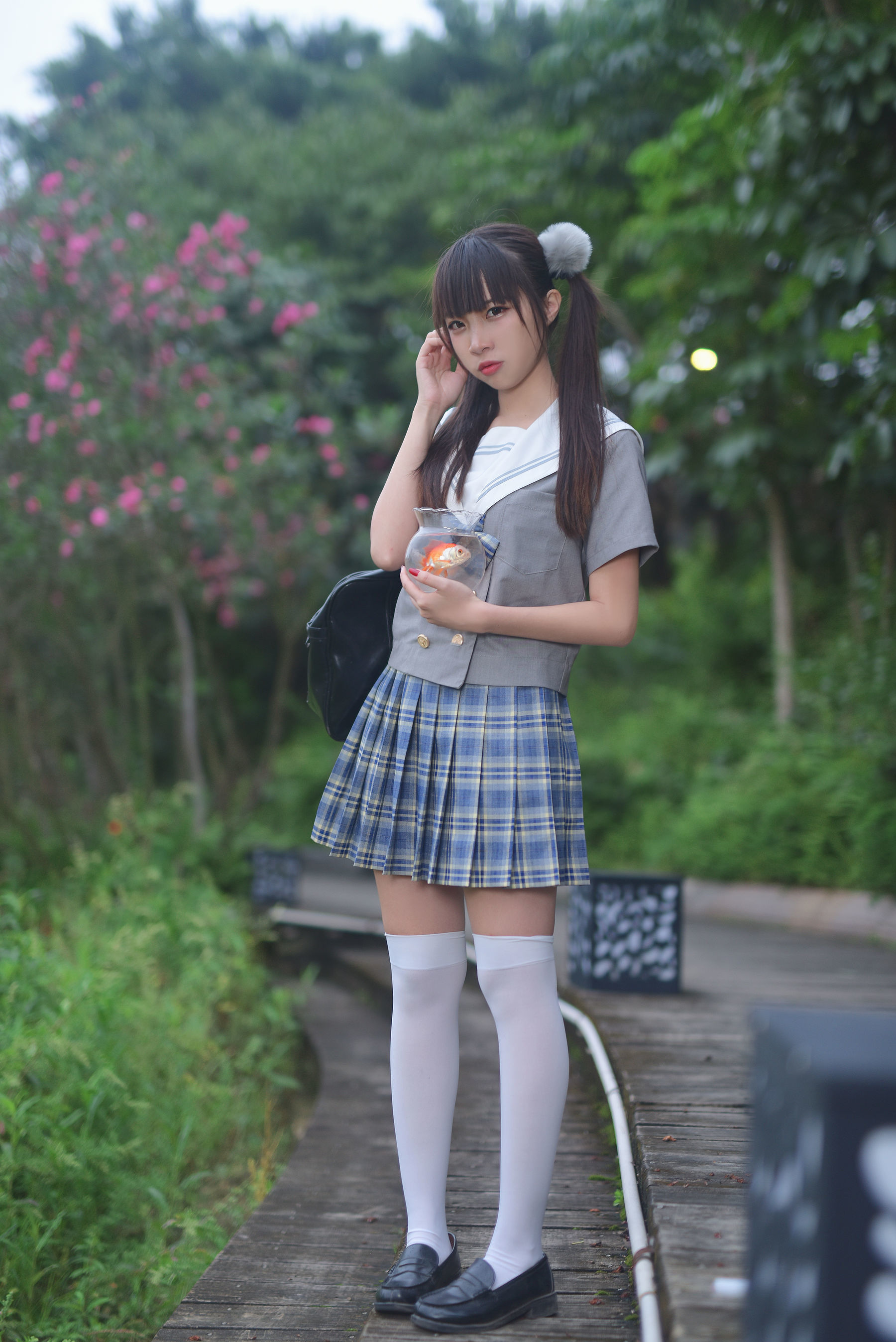 人气Coser二佐Nisa – JK水手服 Cosplay-第5张